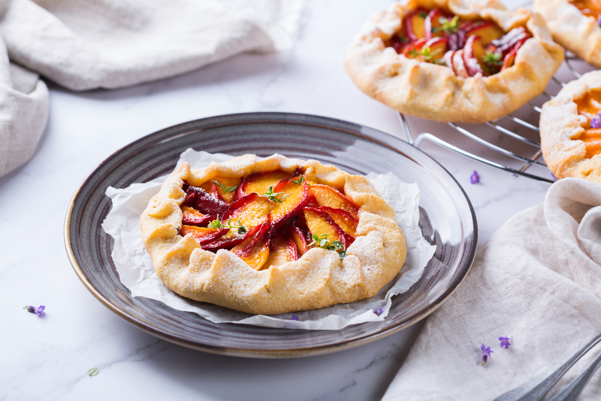 Creamy Greek Feta Tart with Sun-Dried Tomato Relish