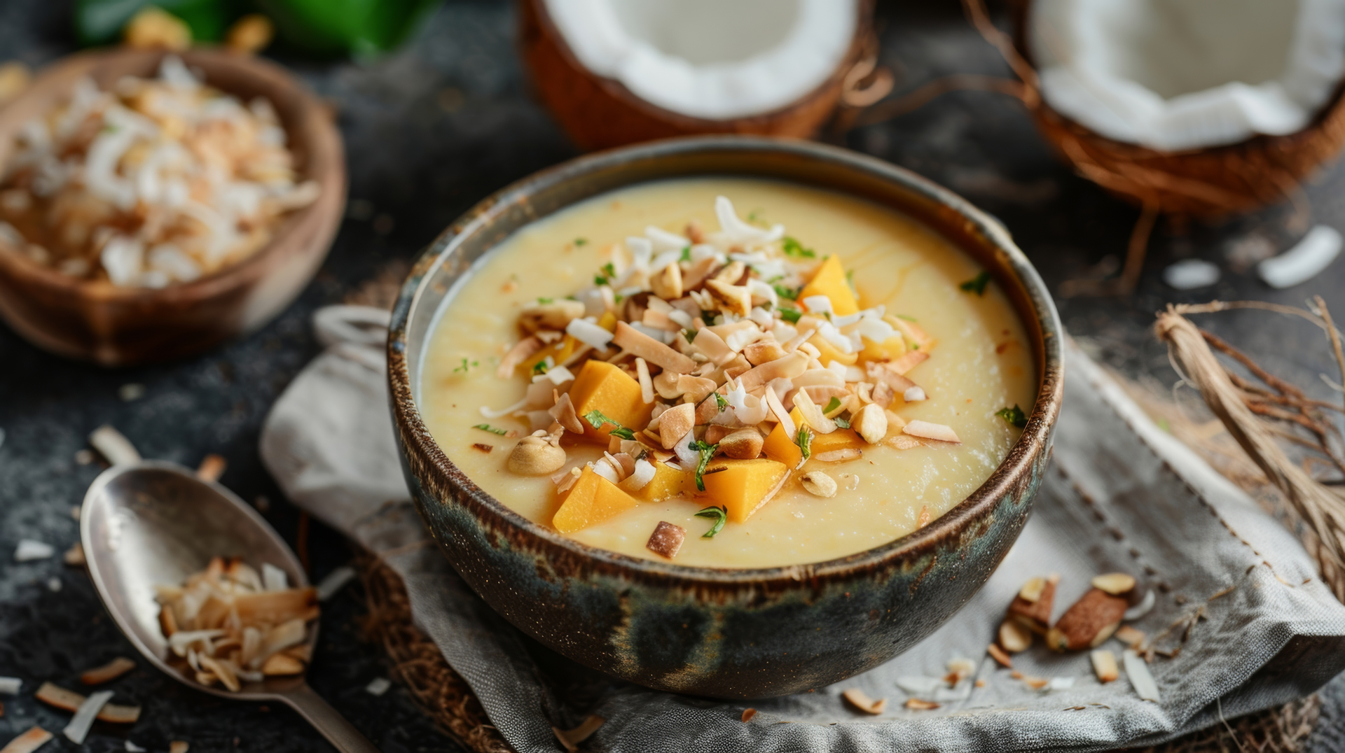 Creamy Kenyan Githeri Soup with Coconut and Corn