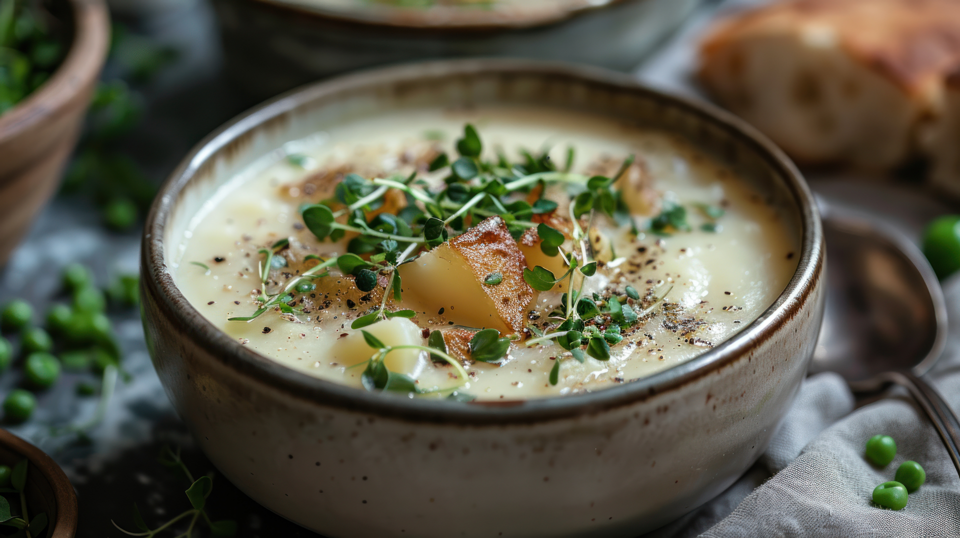 Creamy Norwegian Fish Soup with Dill and Potatoes