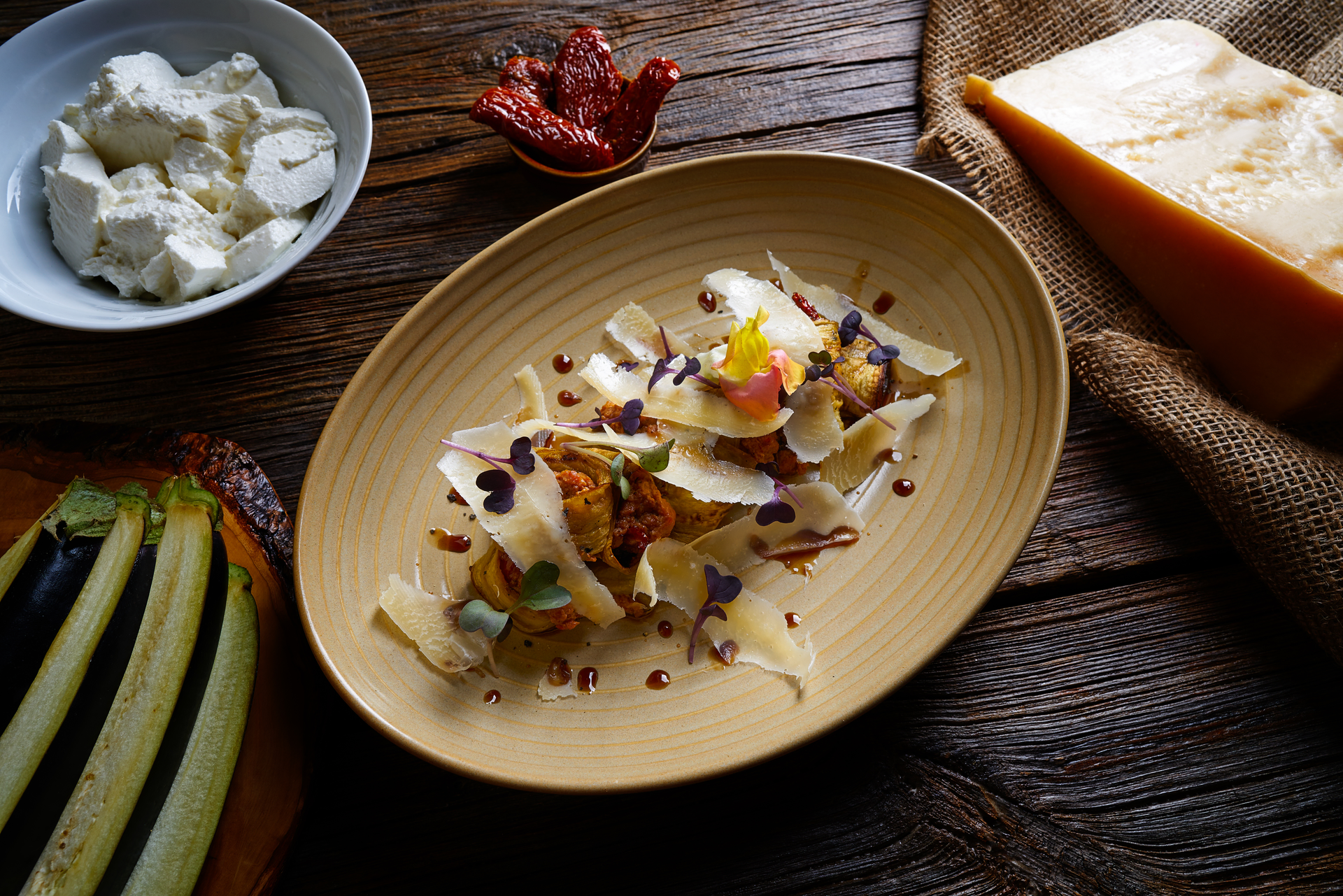 Creamy Sicilian Pasta alla Norma with Ricotta Salata