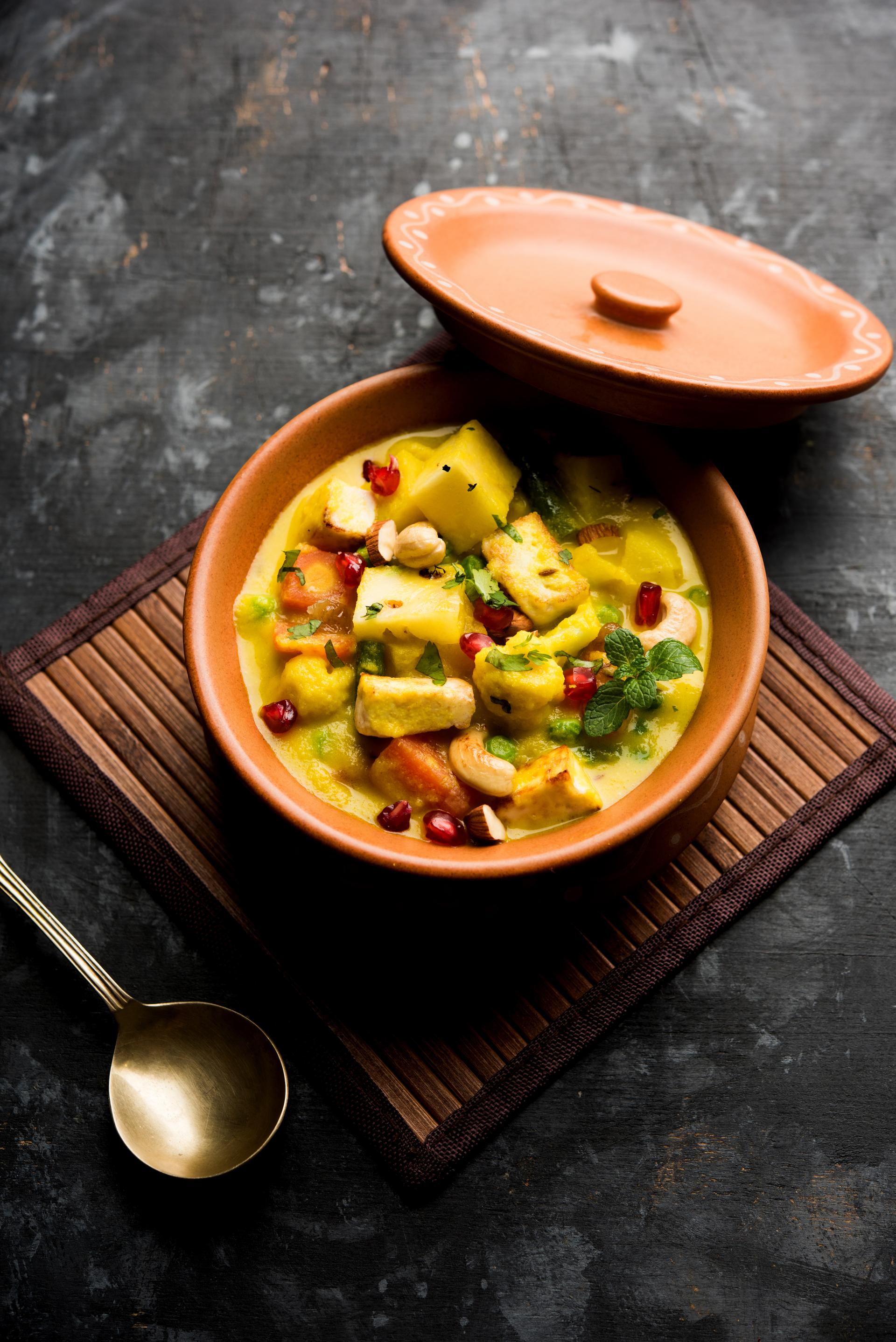 Creamy Tanzanian Coconut Bean Stew with Plantains
