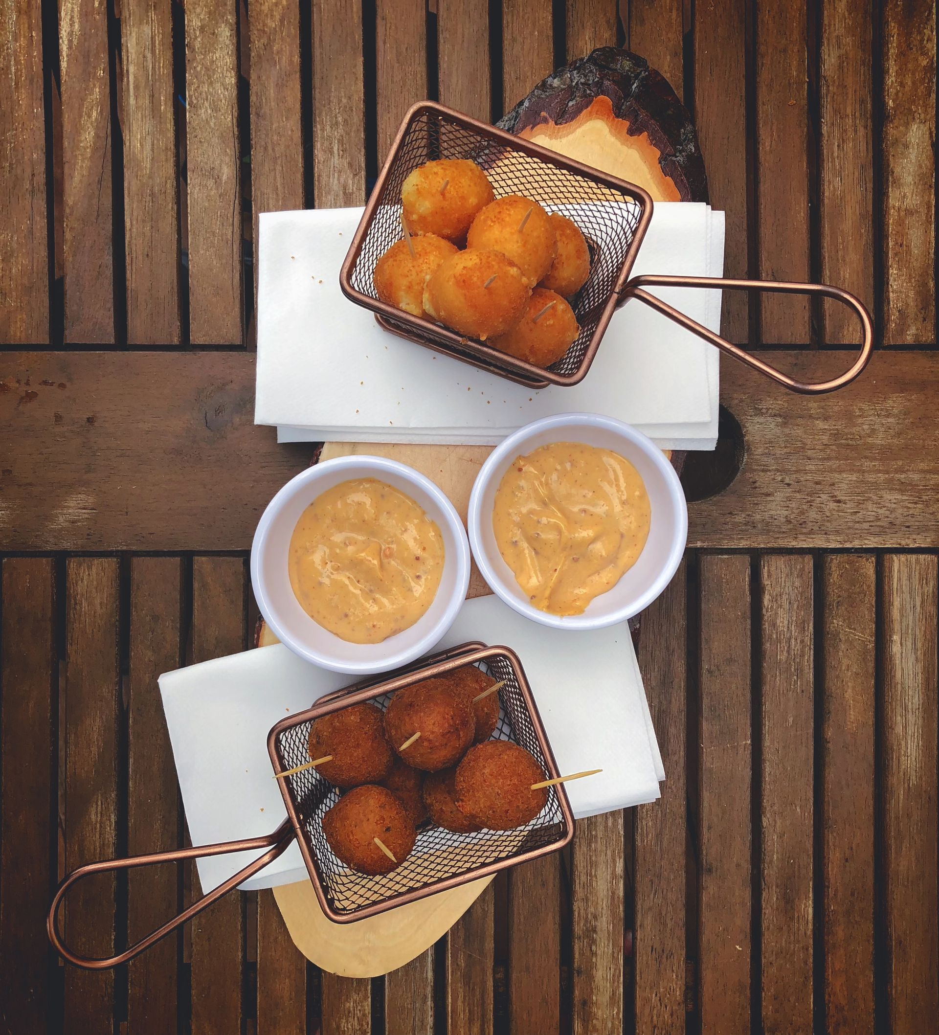 Crispy Brazilian Acarajé Bites with Cashew Dip