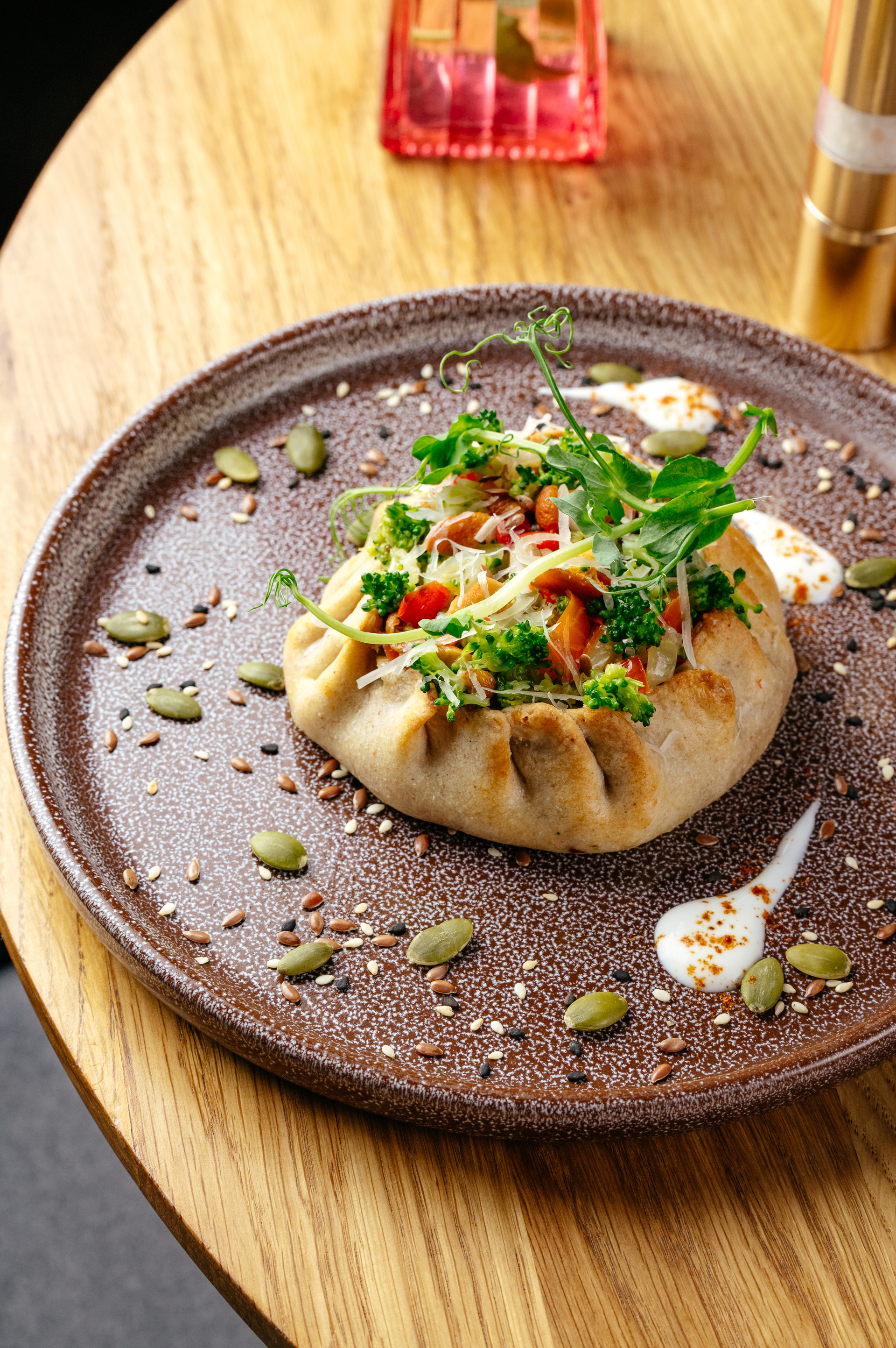 Crispy Himalayan Buckwheat Momos with Yak Cheese Filling