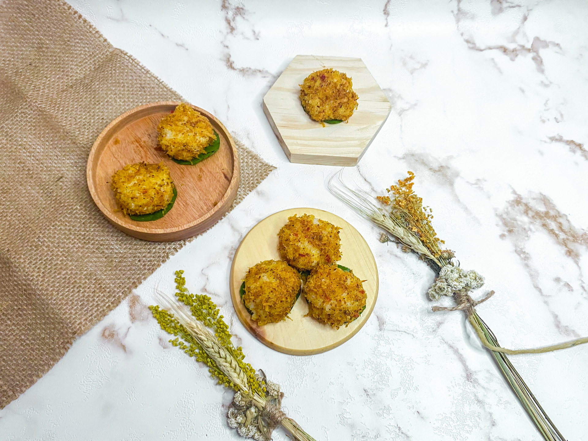 Crispy Palestinian Falafel Bites with Orange Blossom Tahini