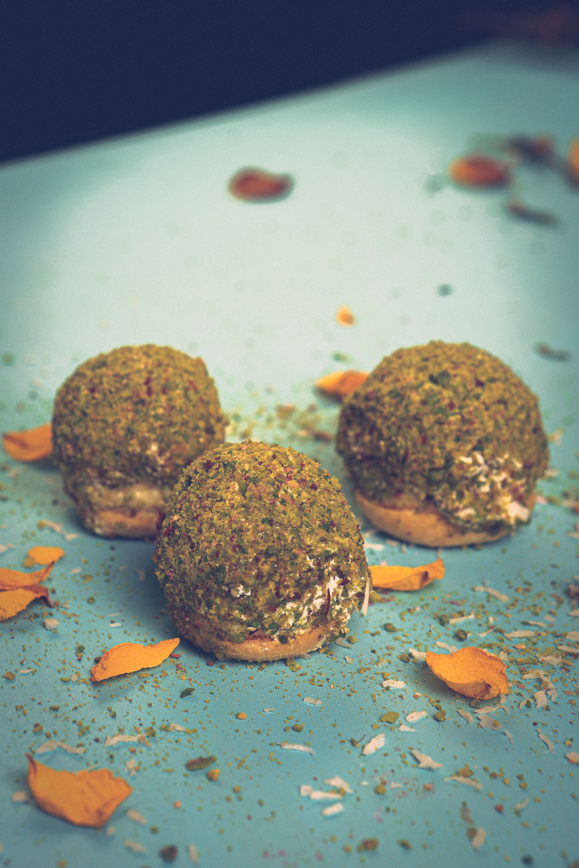 Crispy Palestinian Falafel Bites with Orange Blossom Tahini