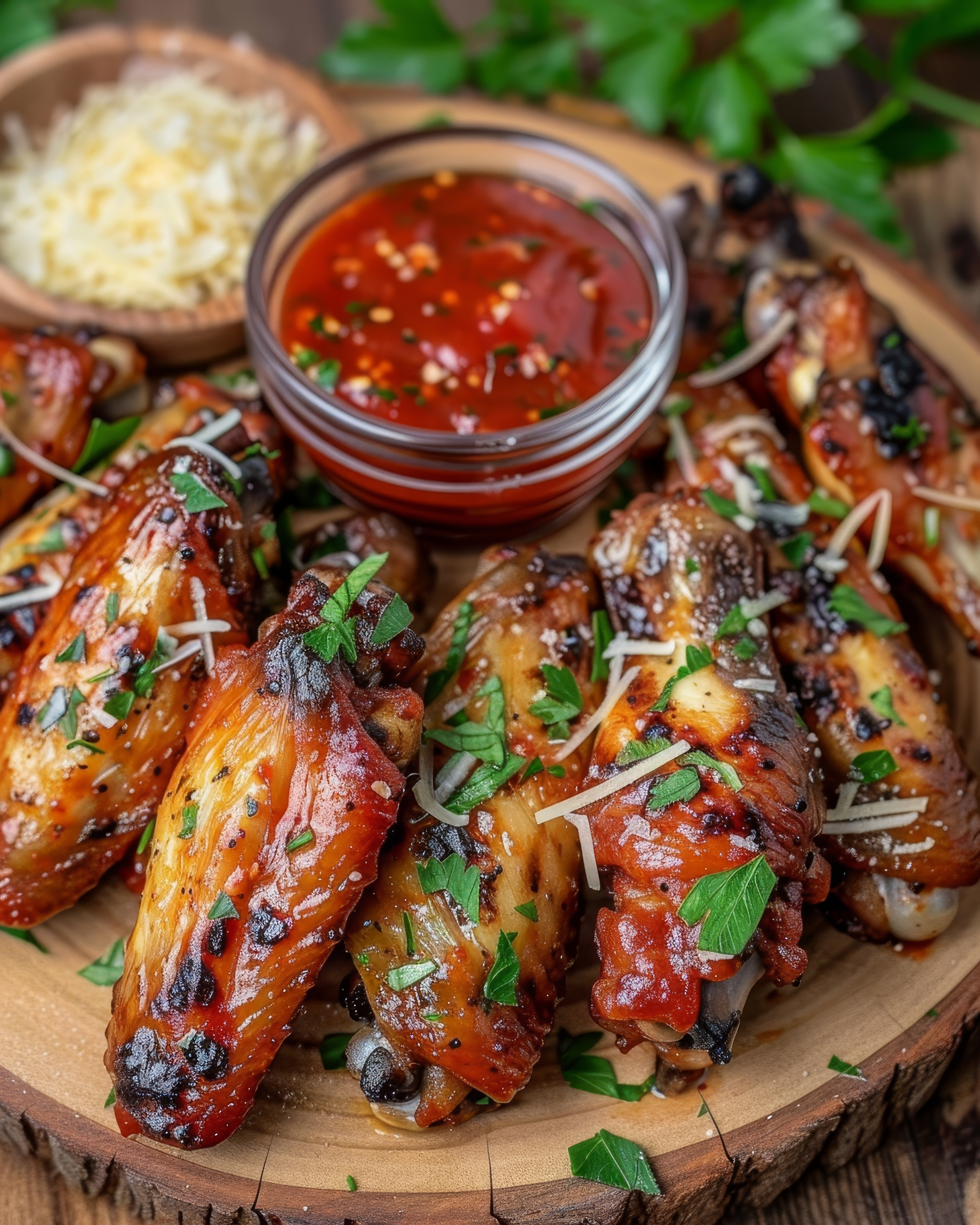 Crispy Senegalese Yassa Chicken Wings with Onion Marmalade