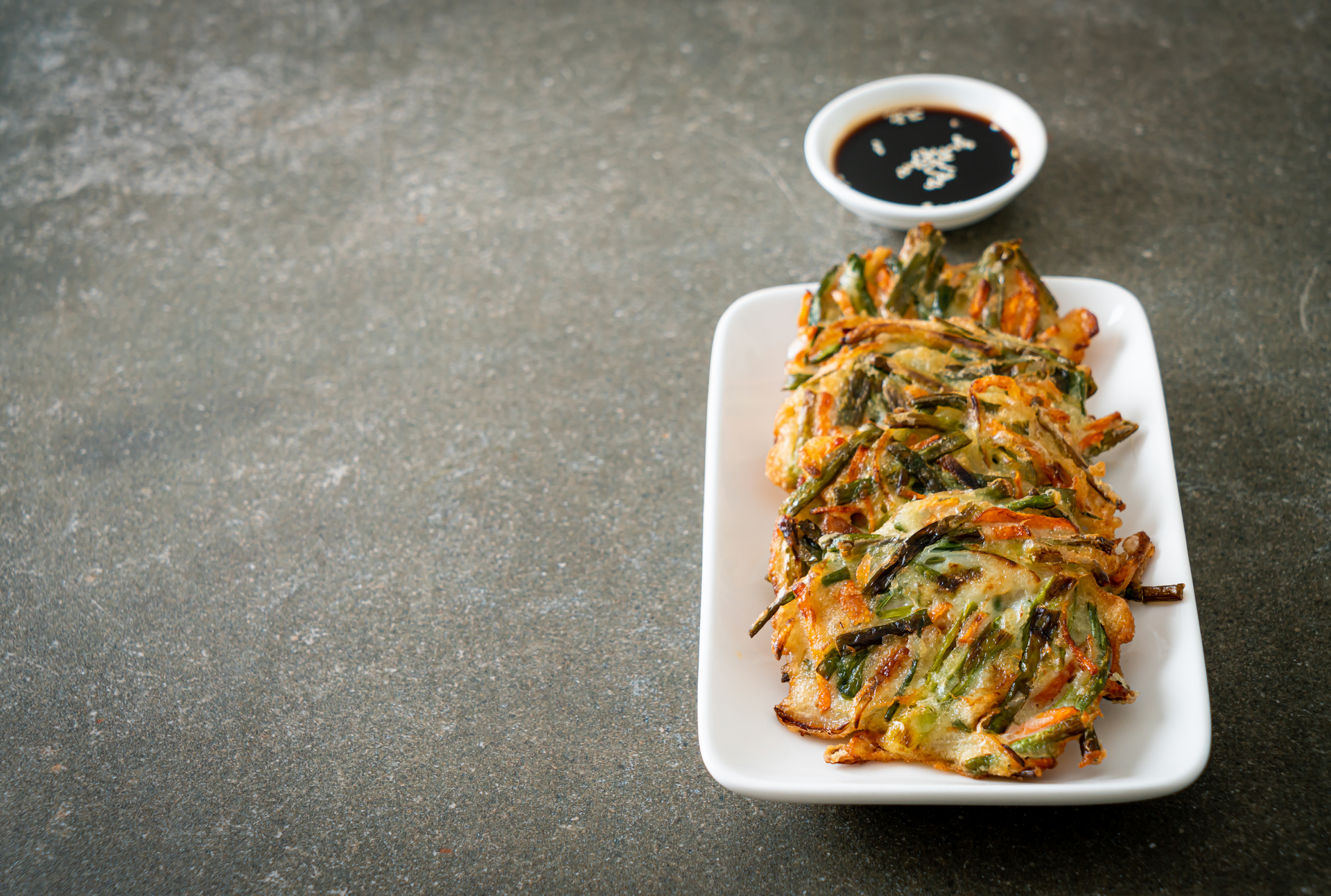 Crispy Taiwanese Scallion Pancakes with Soy Chili Dip