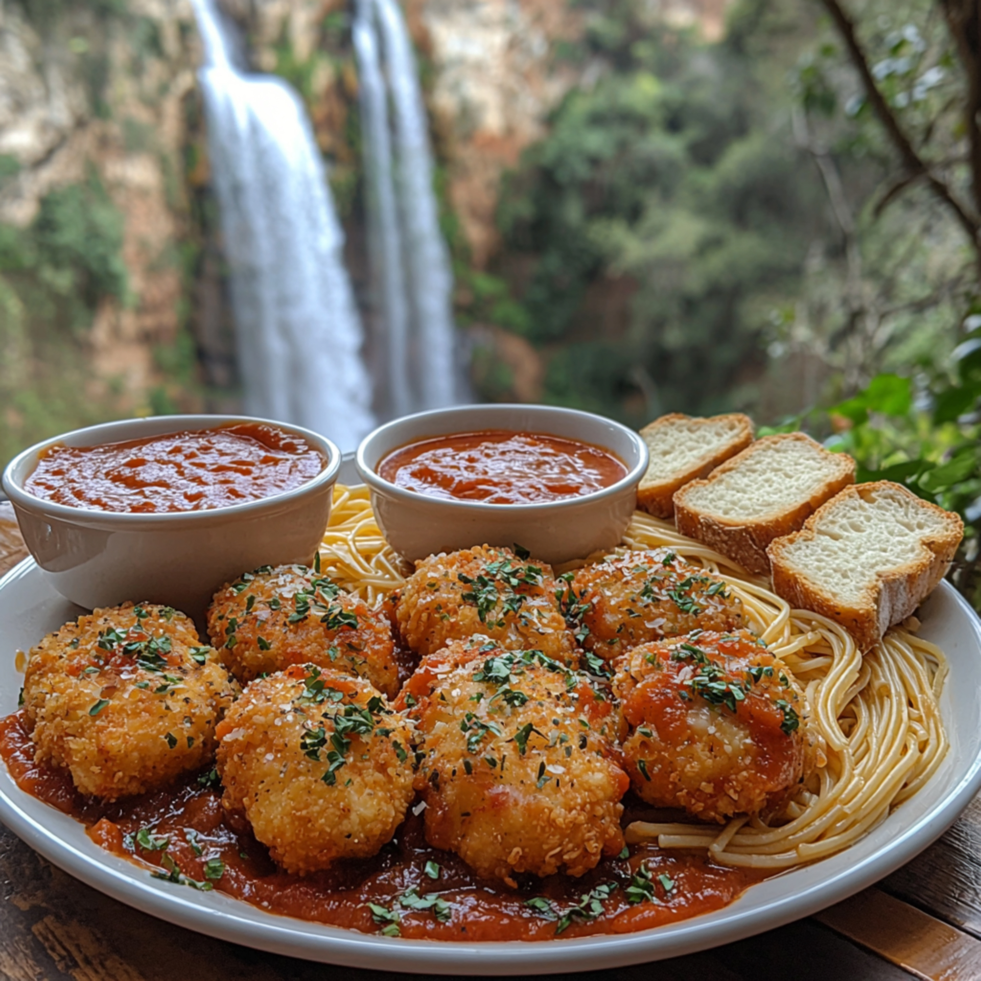 Crispy Zimbabwean Sadza Balls with Tomato Relish