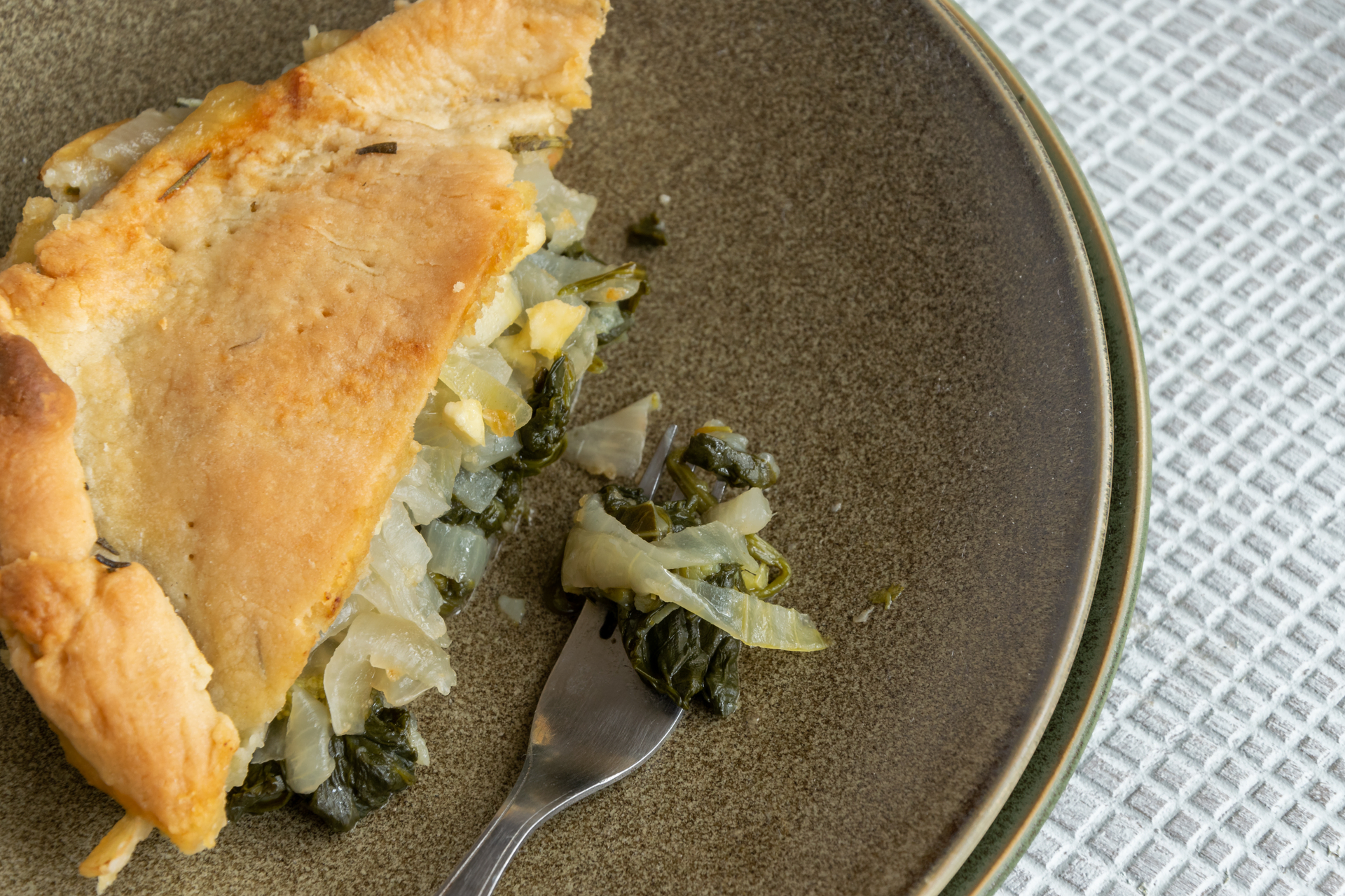 Croatian Soparnik with Swiss Chard and Onion