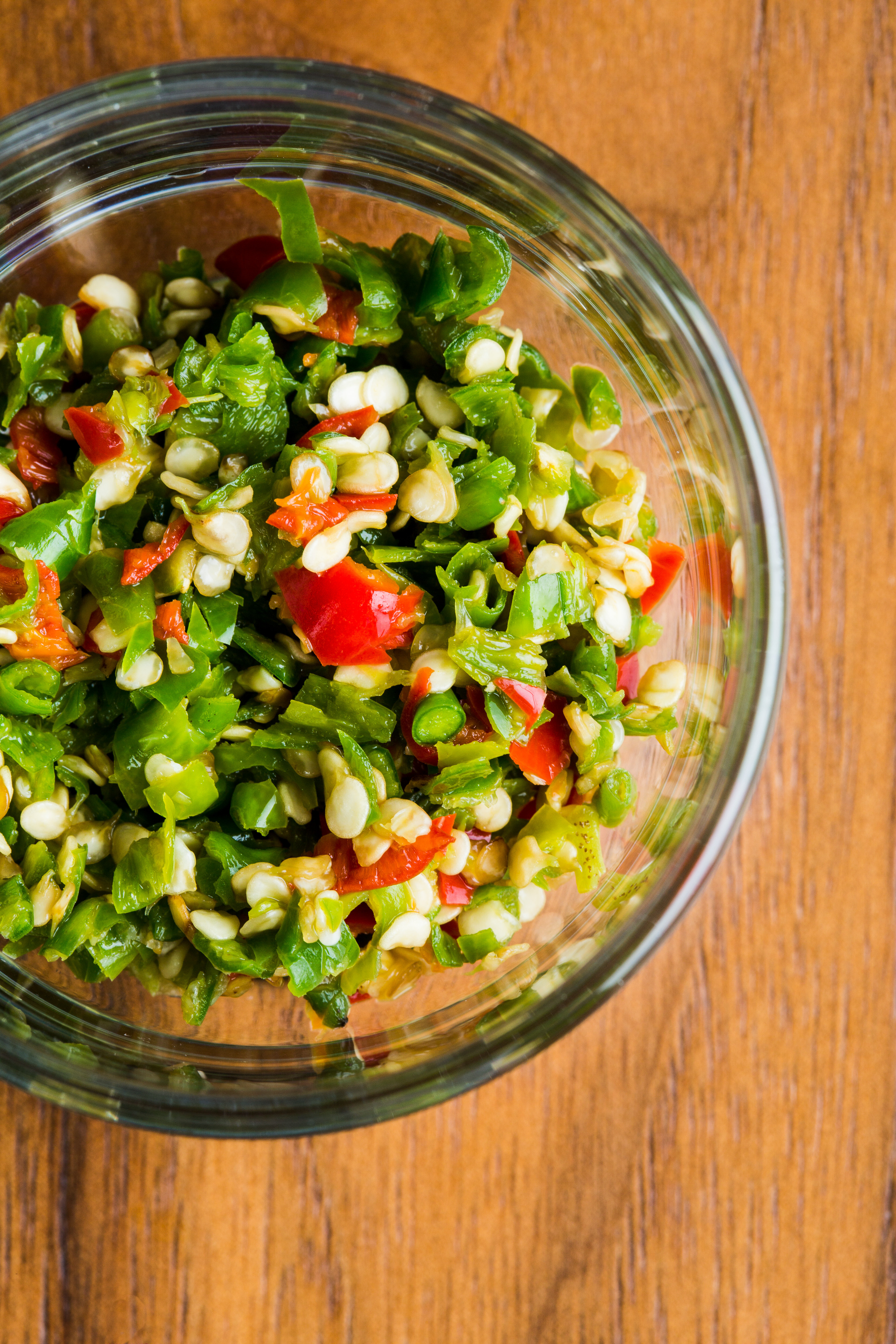 Crunchy Russian Olivye Salad with Peas and Carrot