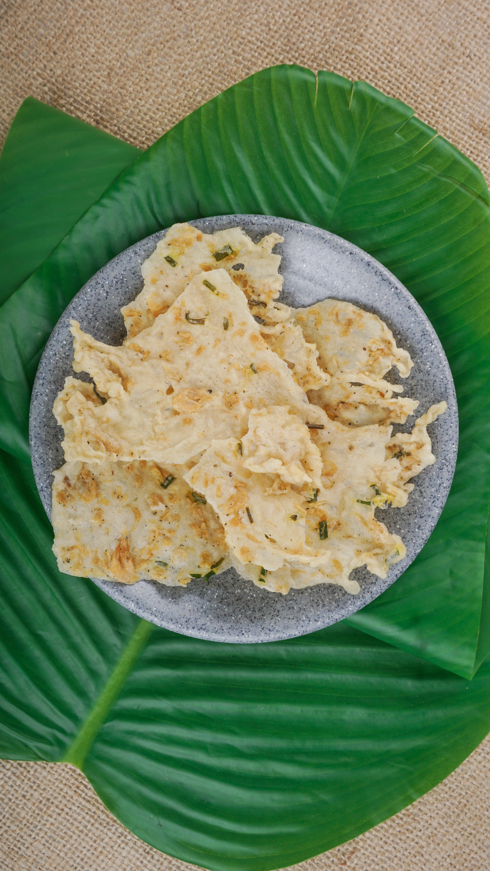 Crunchy Sri Lankan Coconut Roti with Green Chili Sambol