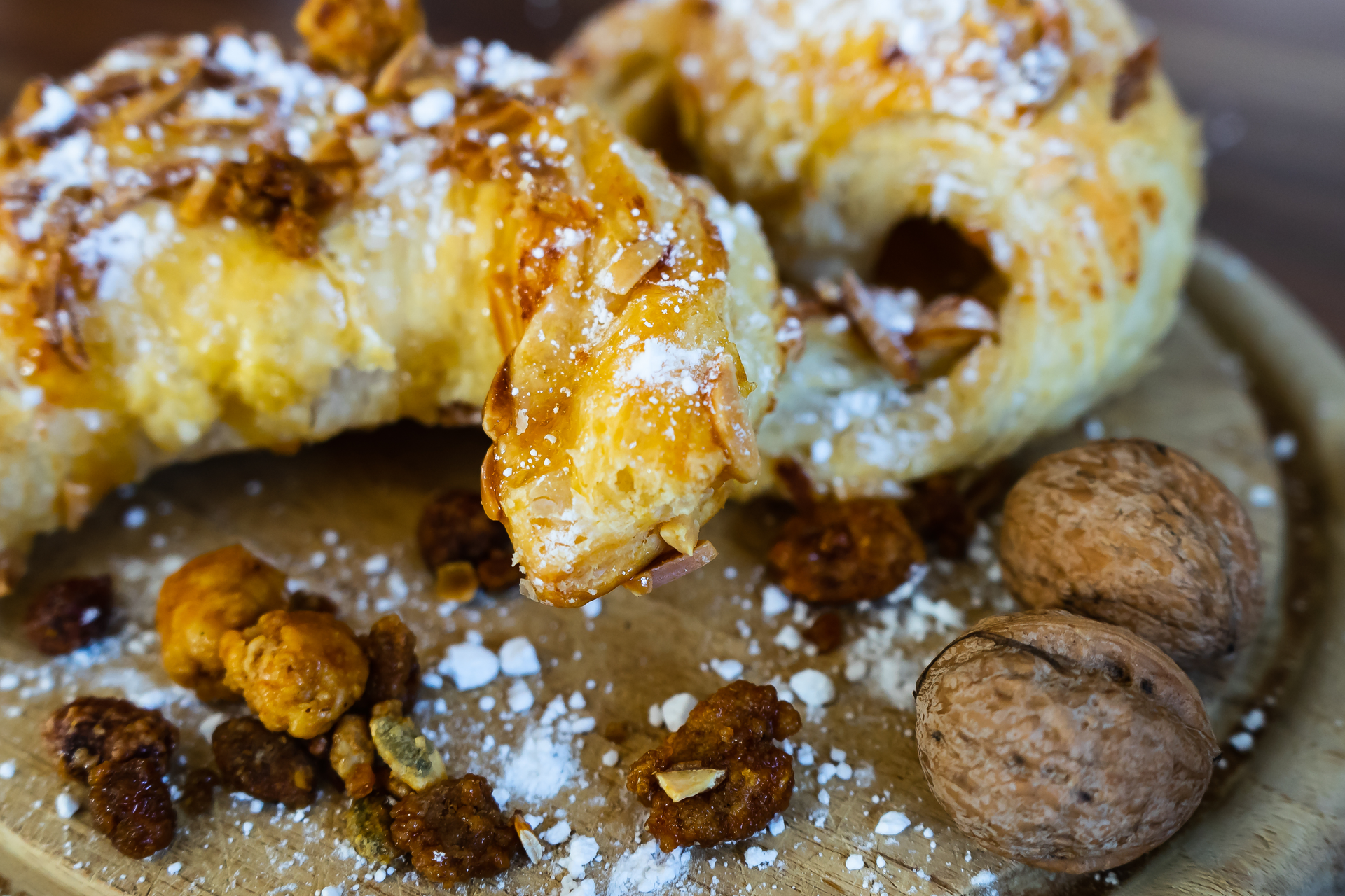 Crunchy Swedish Saffron Knots with Cardamom Sugar Glaze