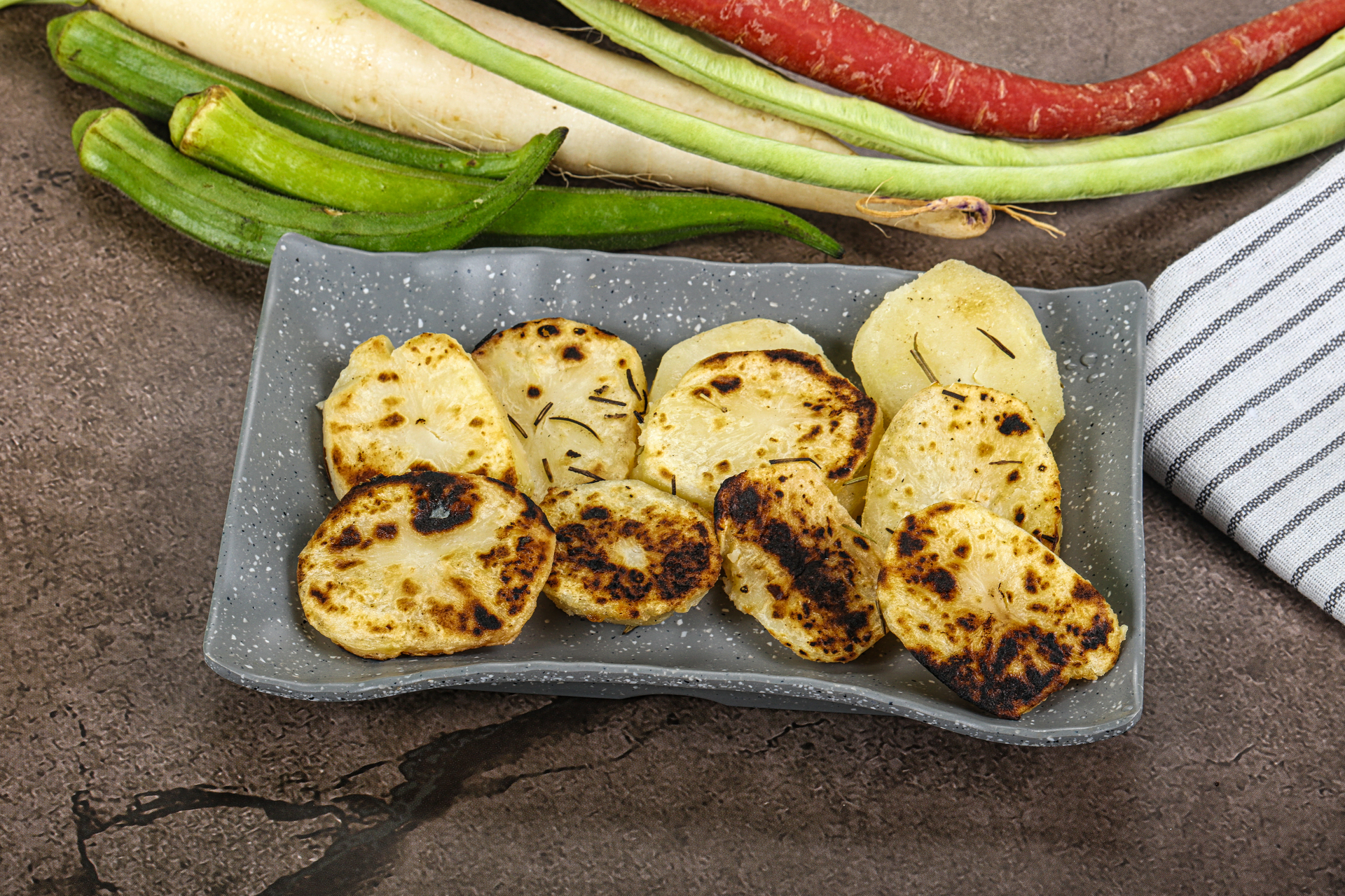 Cuban Black Bean Tostones with Garlic Mojo