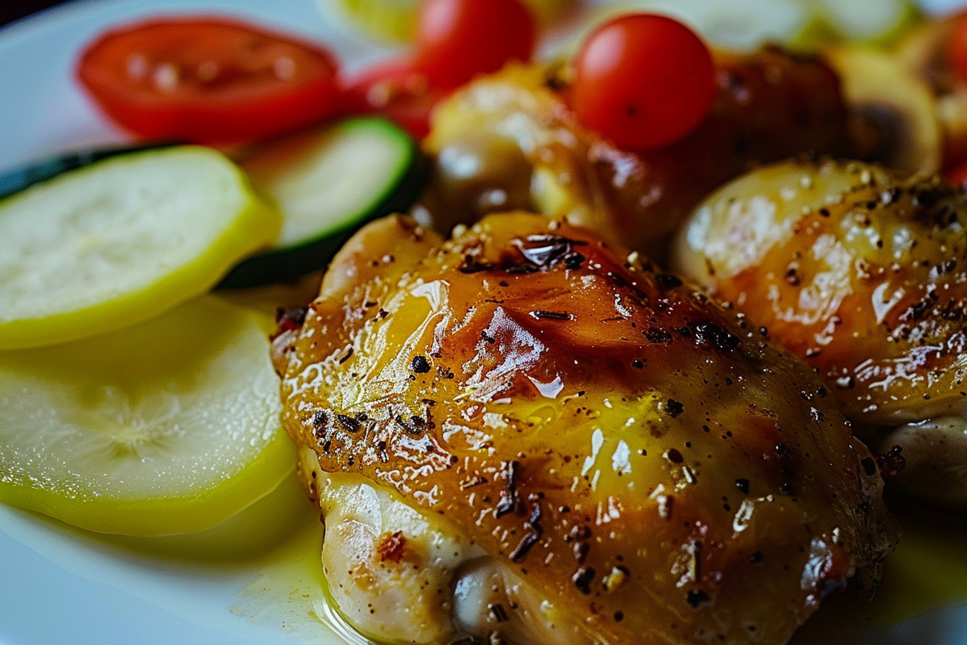 Cuban Citrus-Marinated Roast Chicken with Garlic Mojo