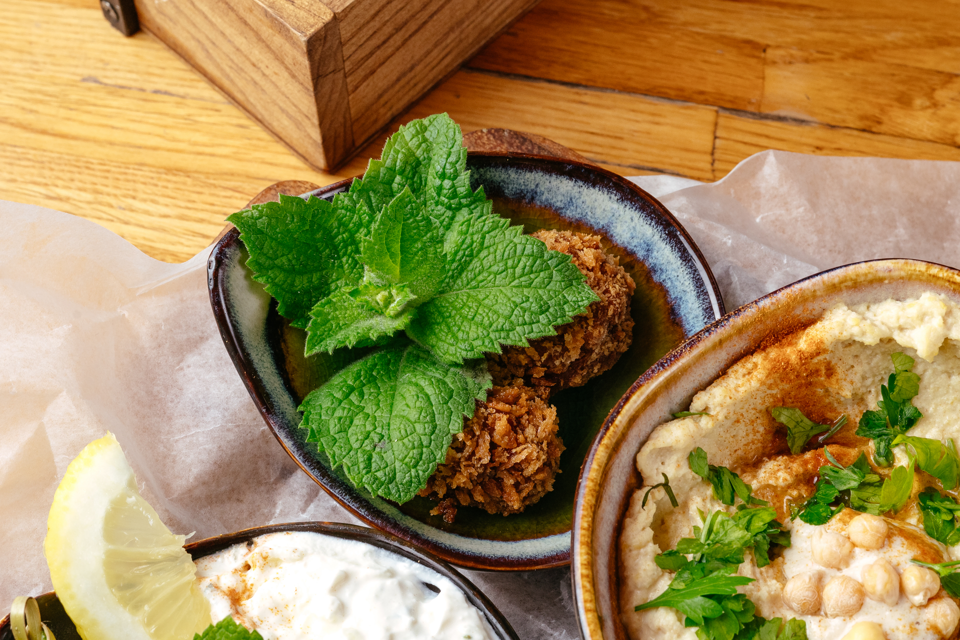 Cumin-Scented Afghan Khameerbob with Herbal Mint Sauce