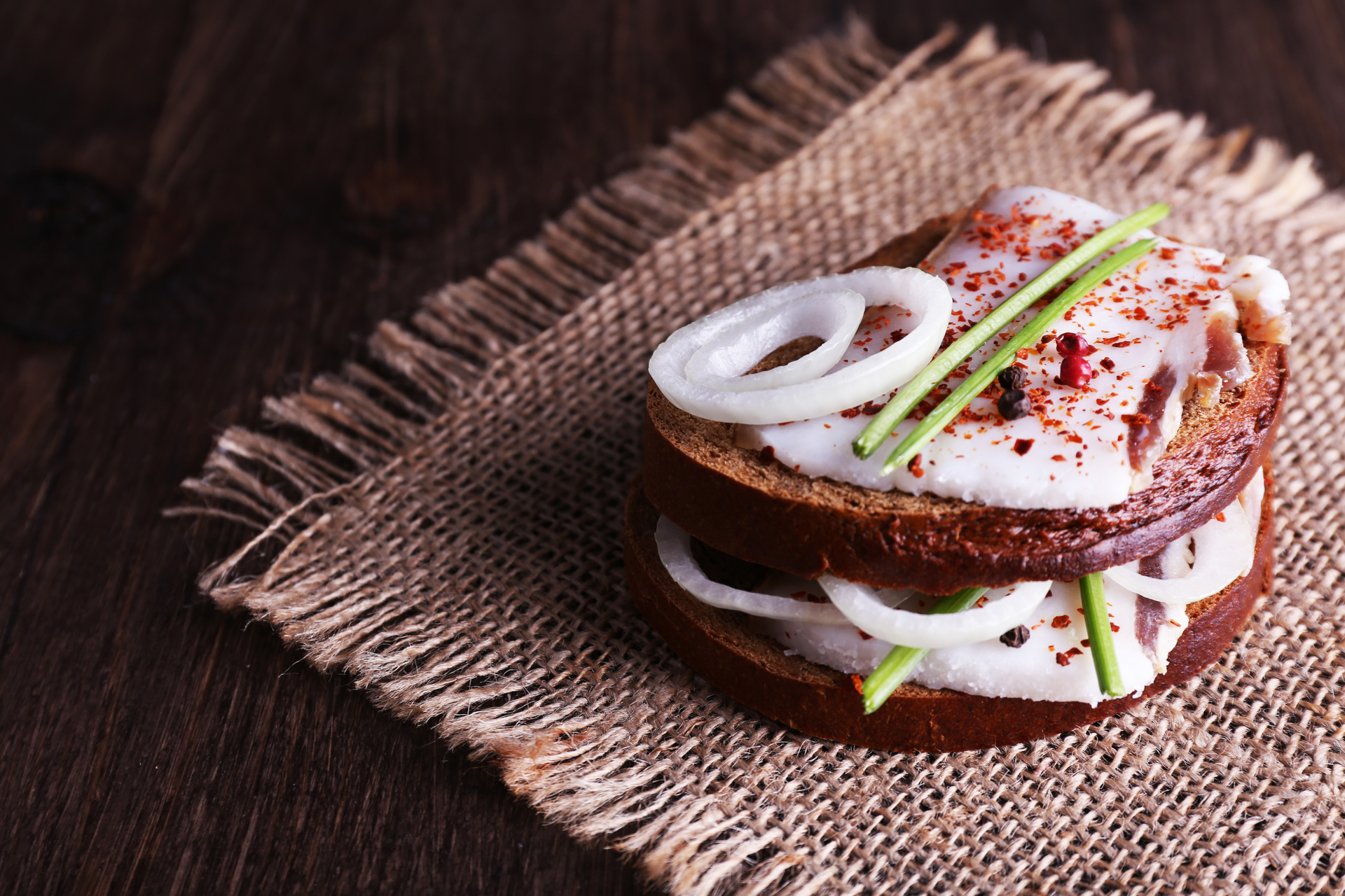 Danish Rye Bread Open-Sandwich with Horseradish Cream and Pickled Beets