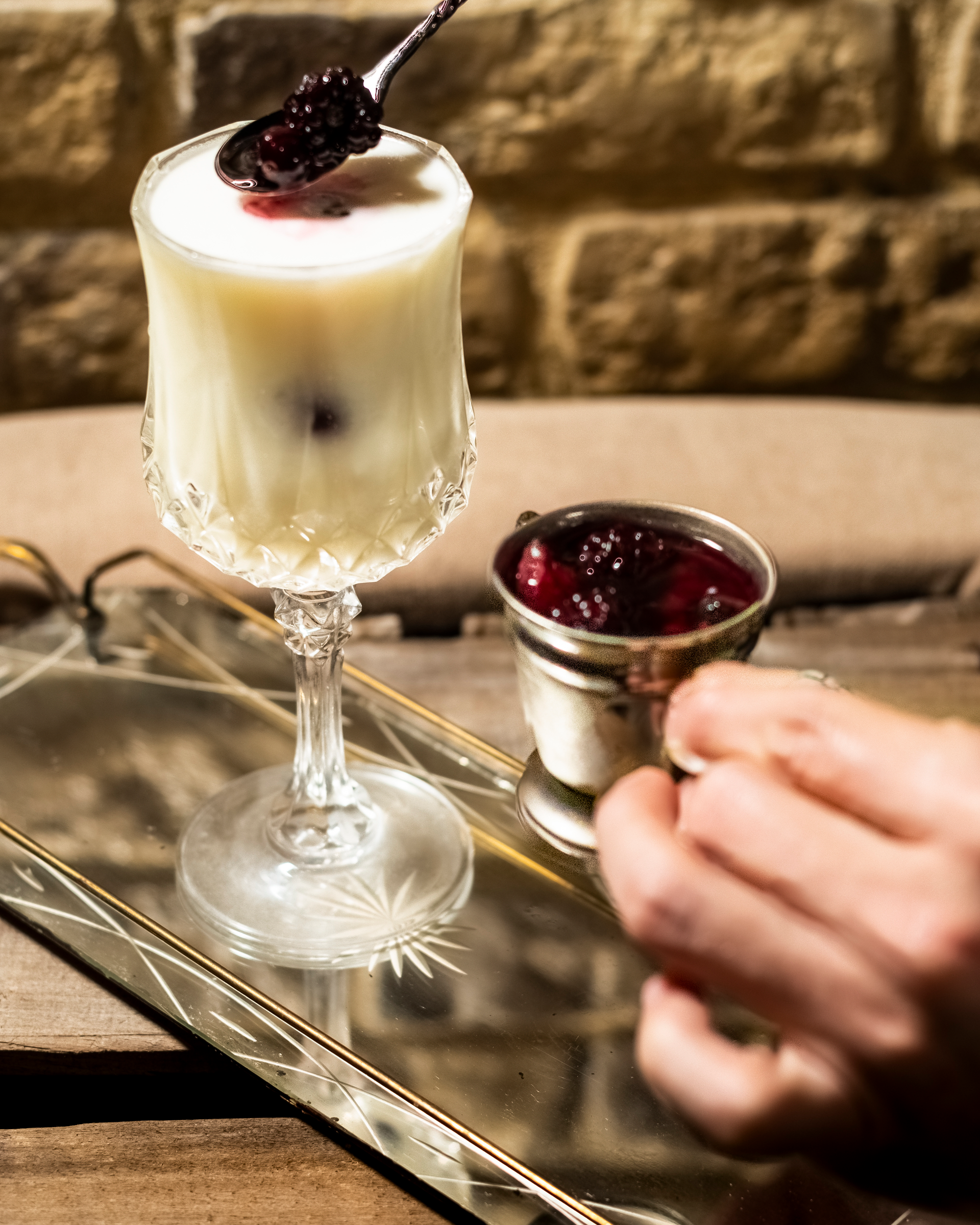 Delicate French Sabayon with Fresh Berries and Champagne