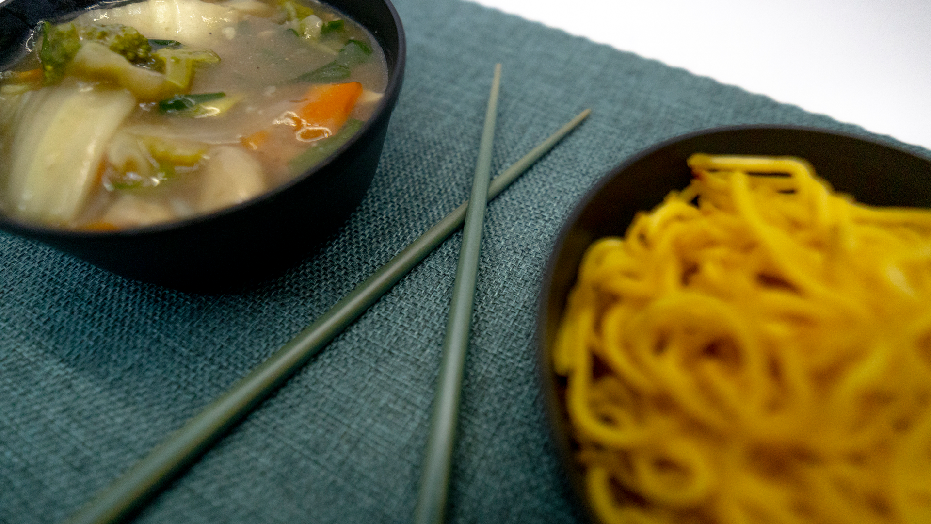 Delicate Japanese Udon Noodles with Yuzu Kosho Broth
