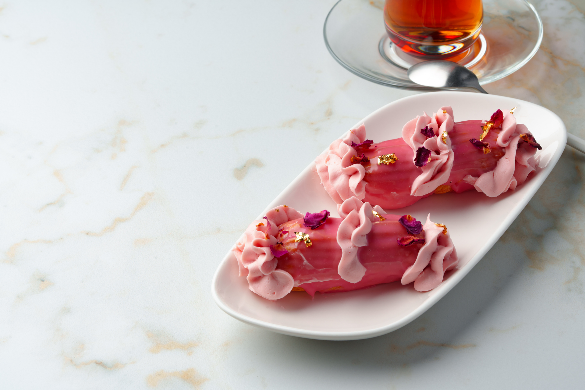 Delicate Moroccan Rose Water Infused Briouats with Almond Filling