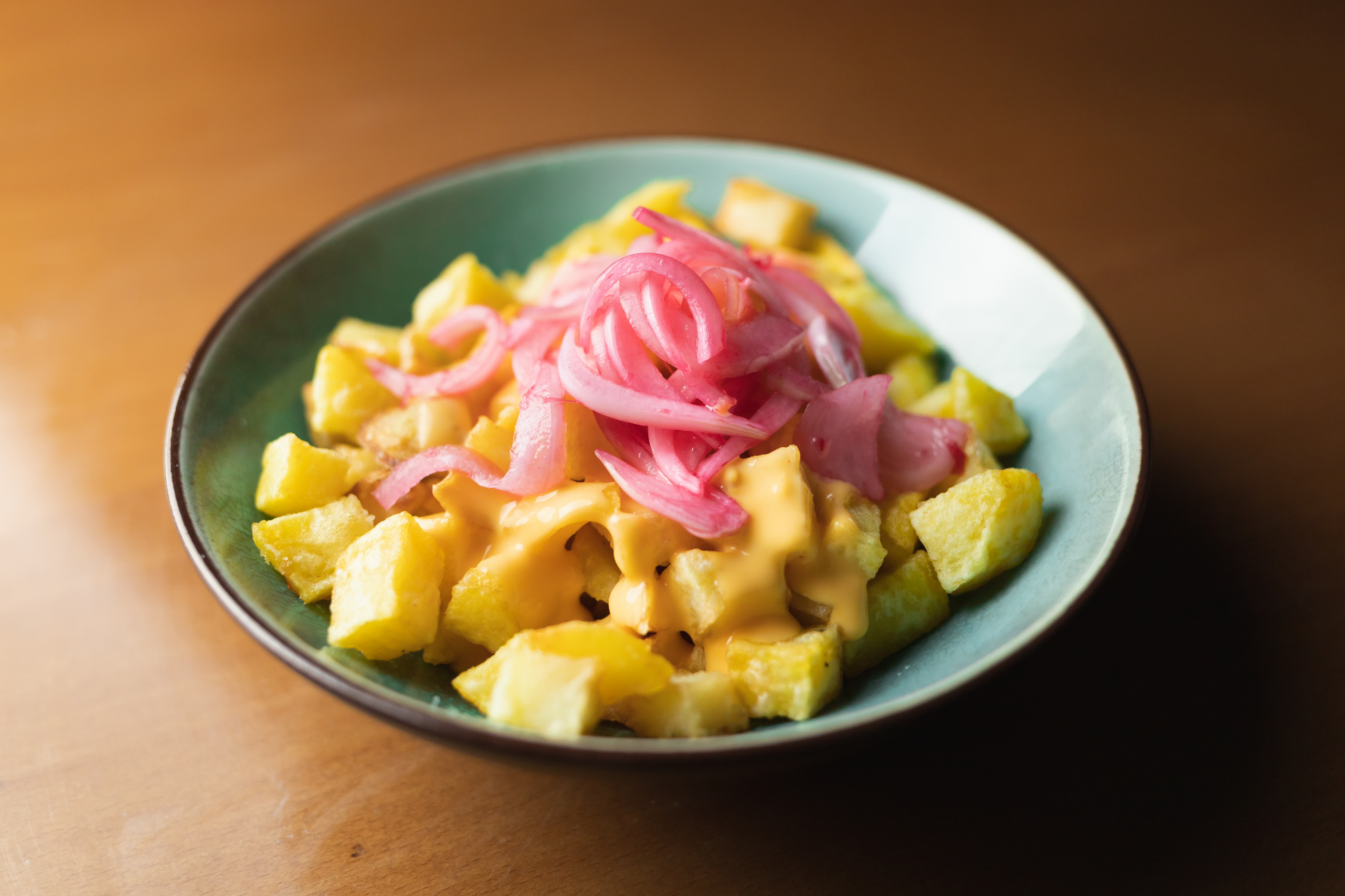 Dominican Mangú with Pickled Red Onions