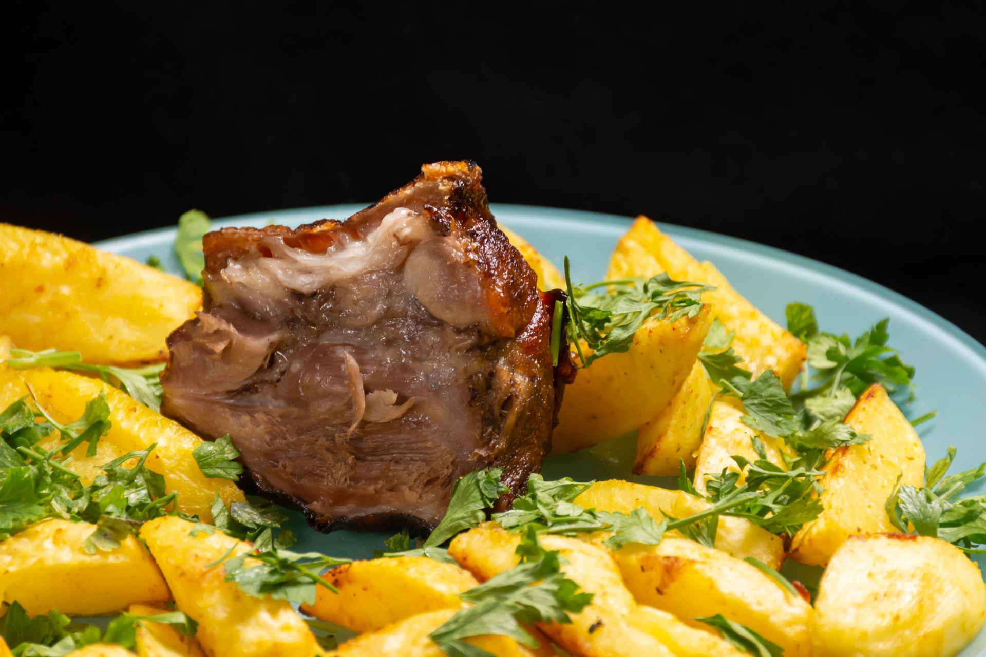 Duck Confit with Pommes Sarladaise