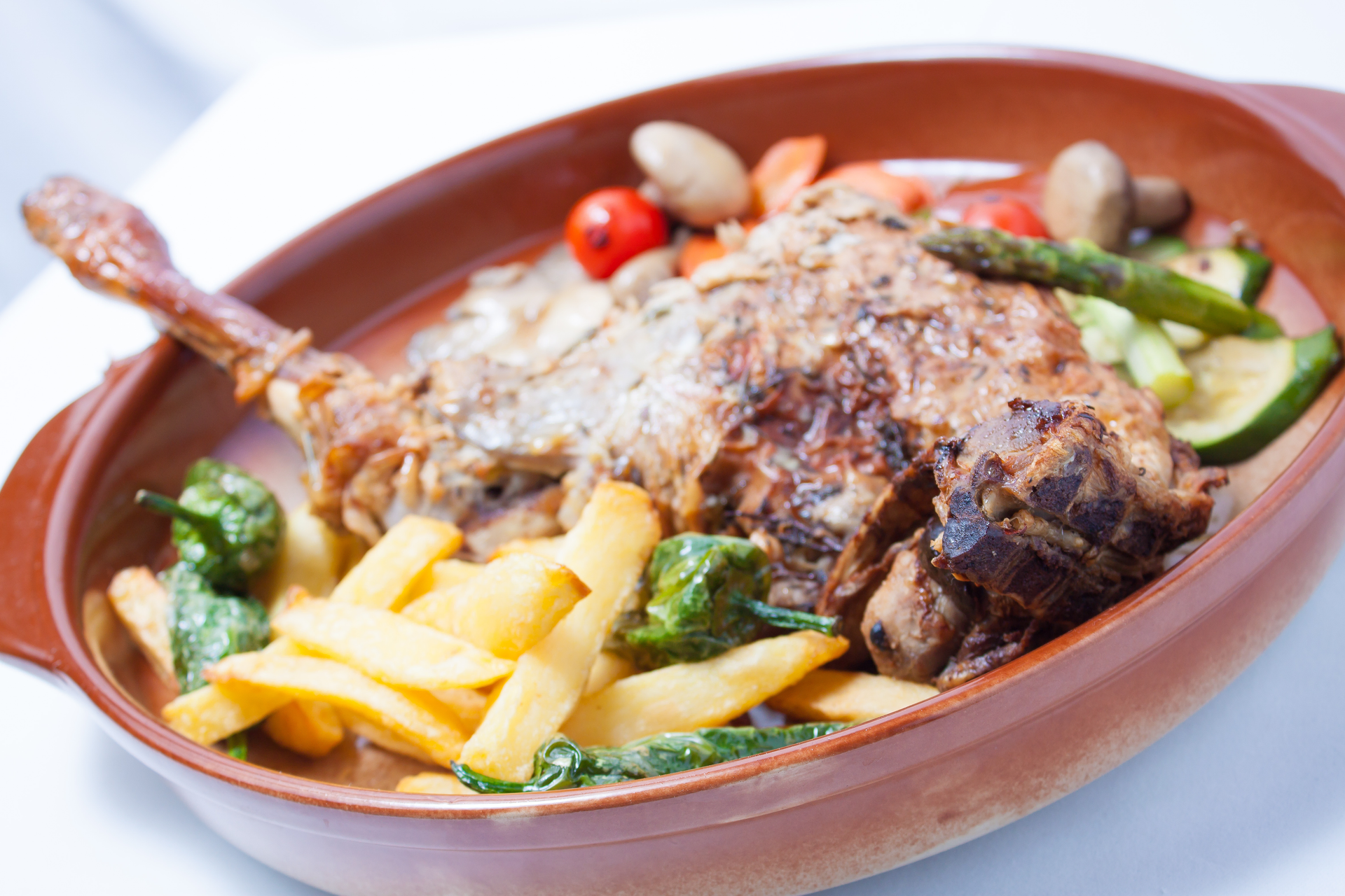 Duck Confit with Pommes Sarladaise