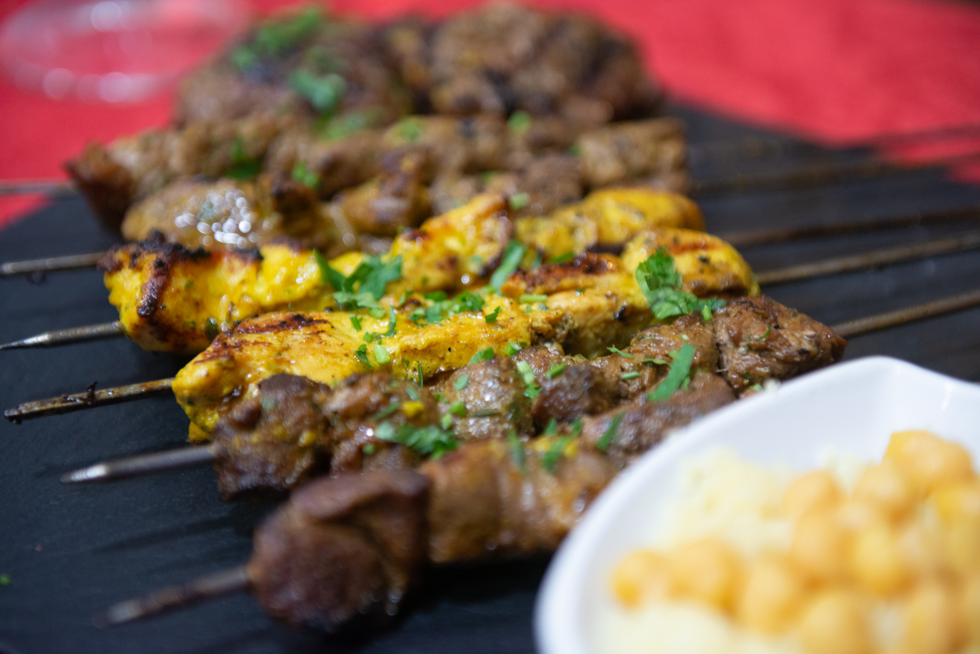 Ethiopian Coffee-Infused Beef Skewers with Berbere