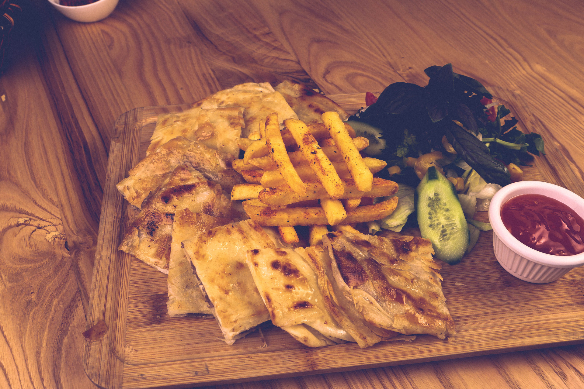 Ethiopian Injera Frites with Berbere Spice