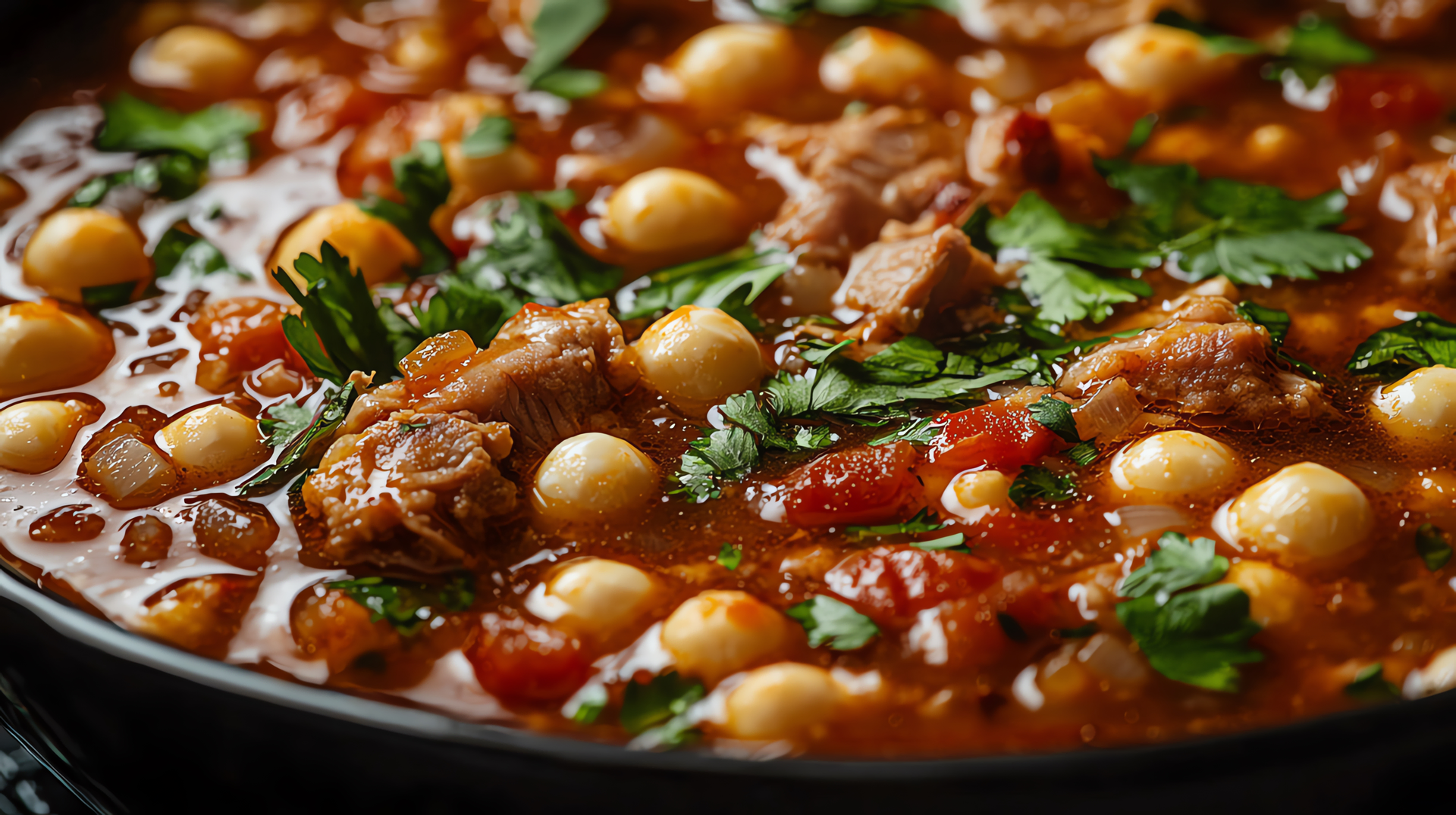 Ethiopian Spiced Chickpea Stew with Berbere Tomato Sauce