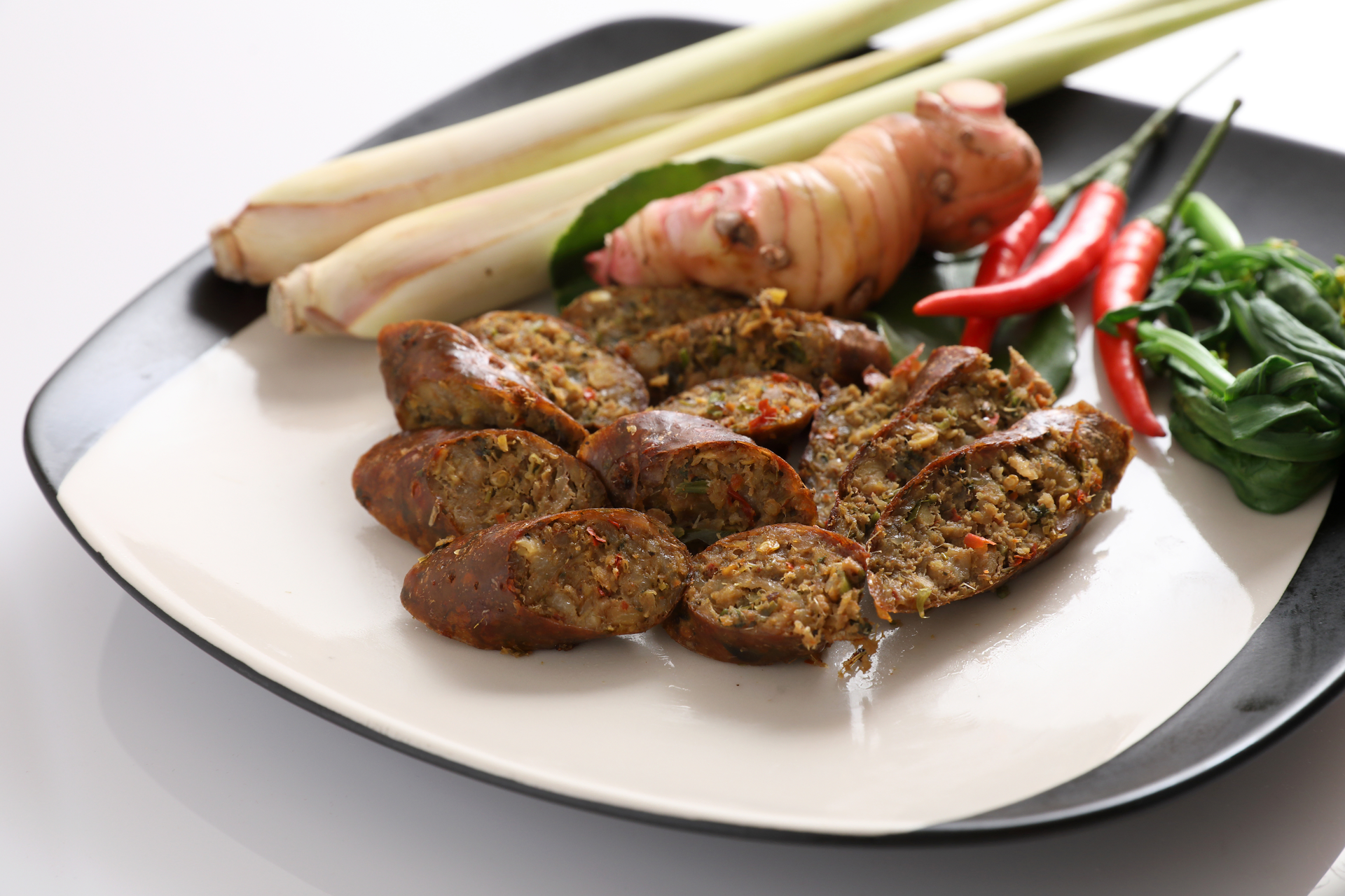 Exotic Balinese Urutan Sausage with Aromatic Spices