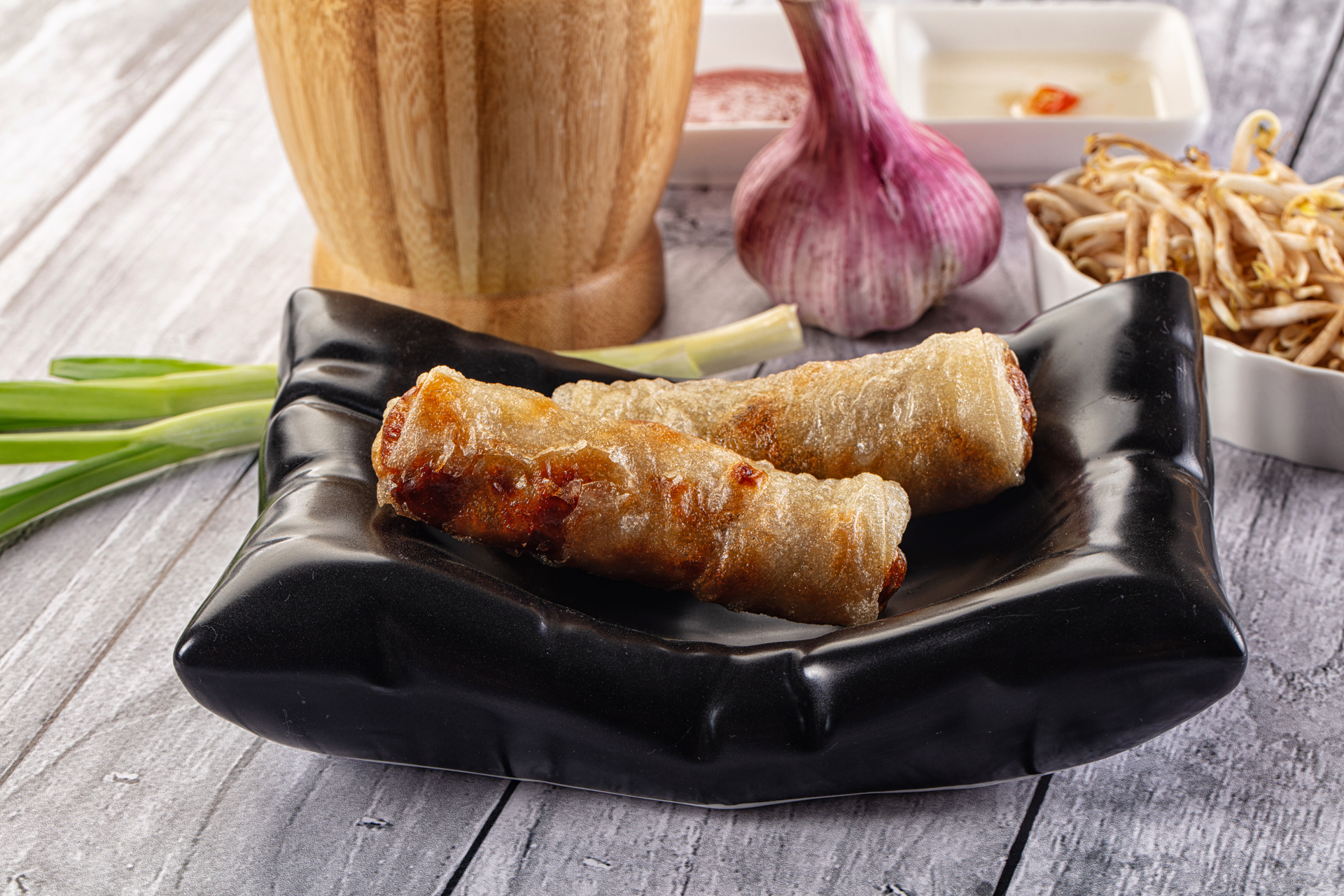 Exotic Filipino Lumpia with Sweet Soy Garlic Sauce