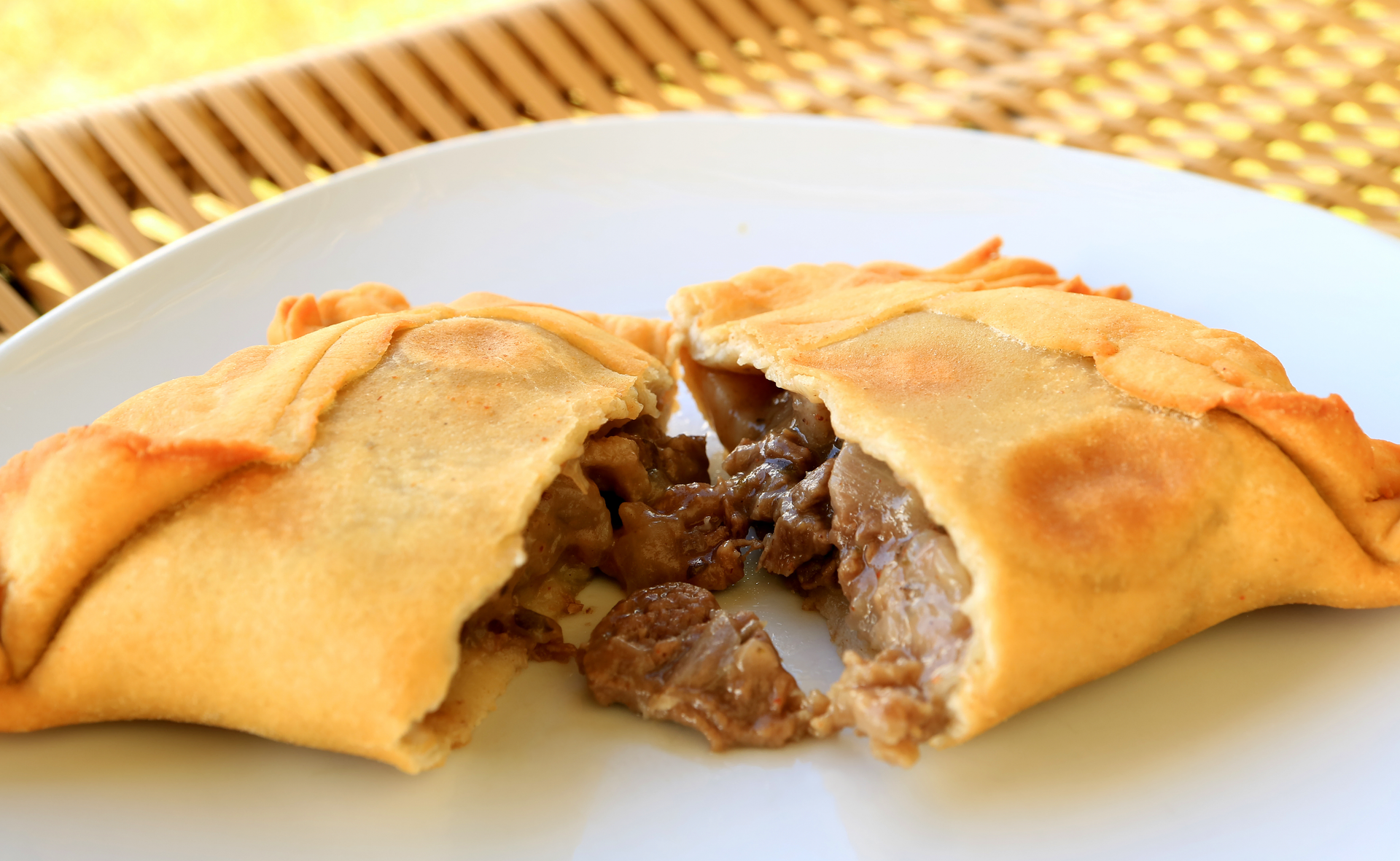 Exotic Jamaican Patties with Spicy Beef Filling