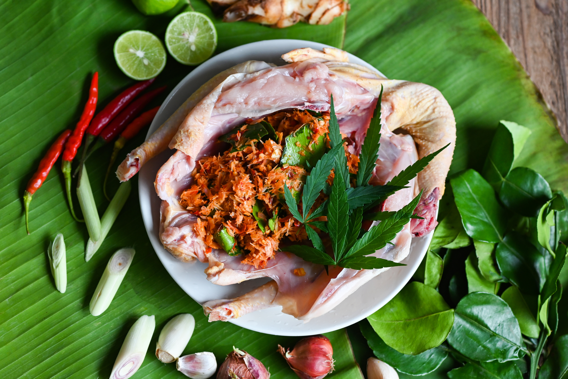 Exotic Laotian Lemongrass Tamarind Duck