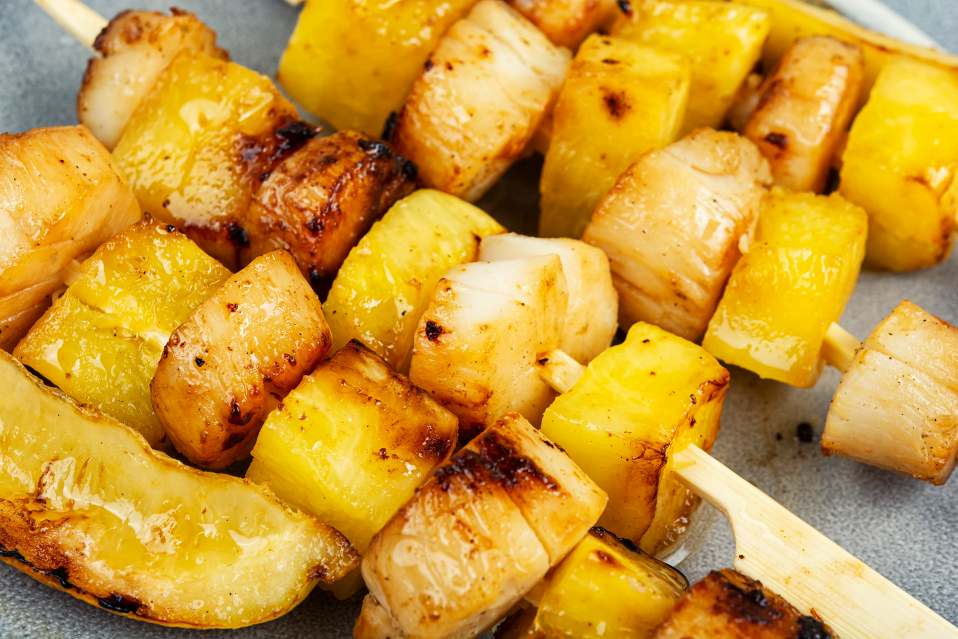 Fiery Caribbean Jerk Tofu Skewers with Pineapple Salsa