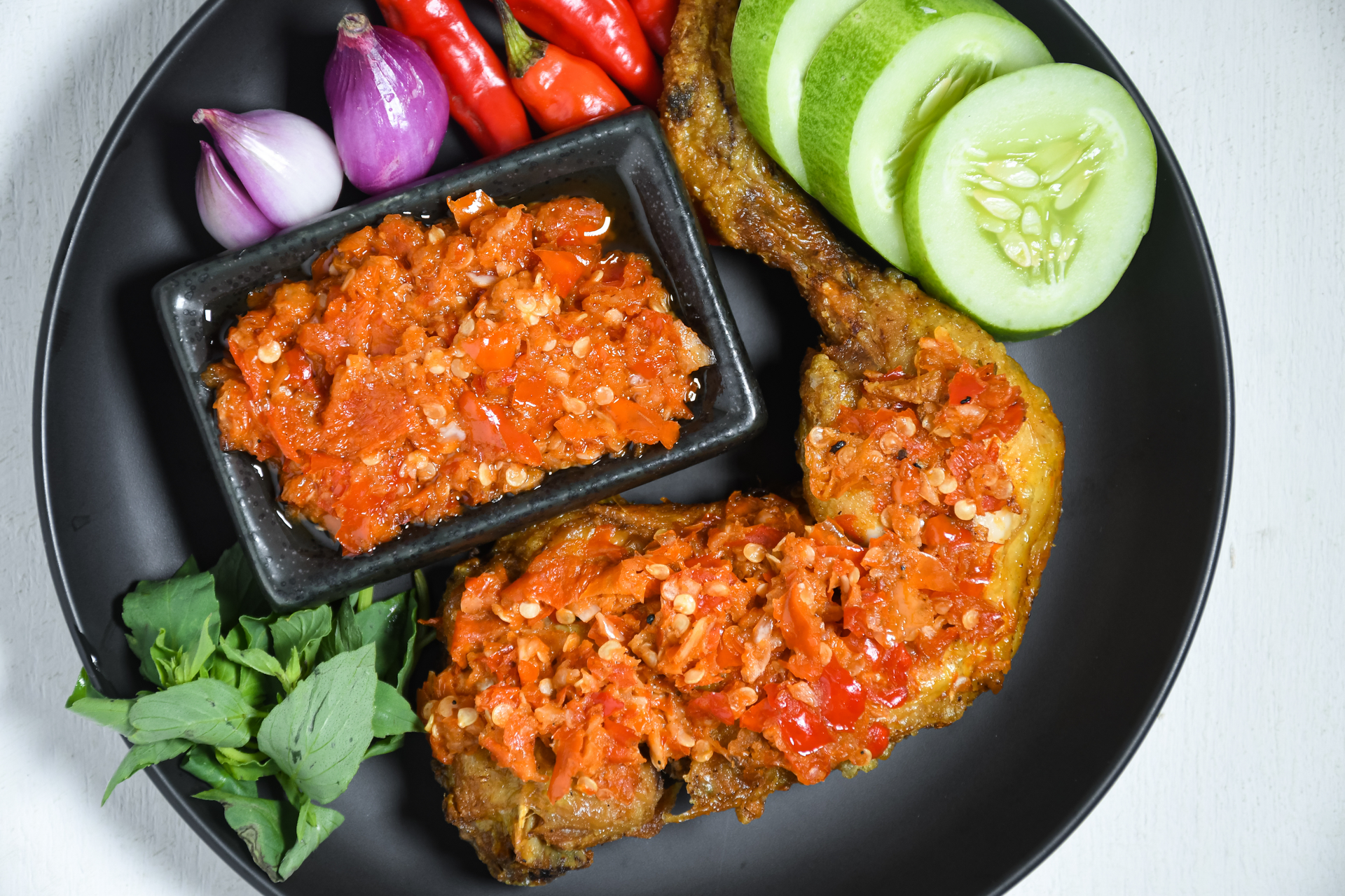 Fiery Indonesian Sambal Matah Sardine Toasts