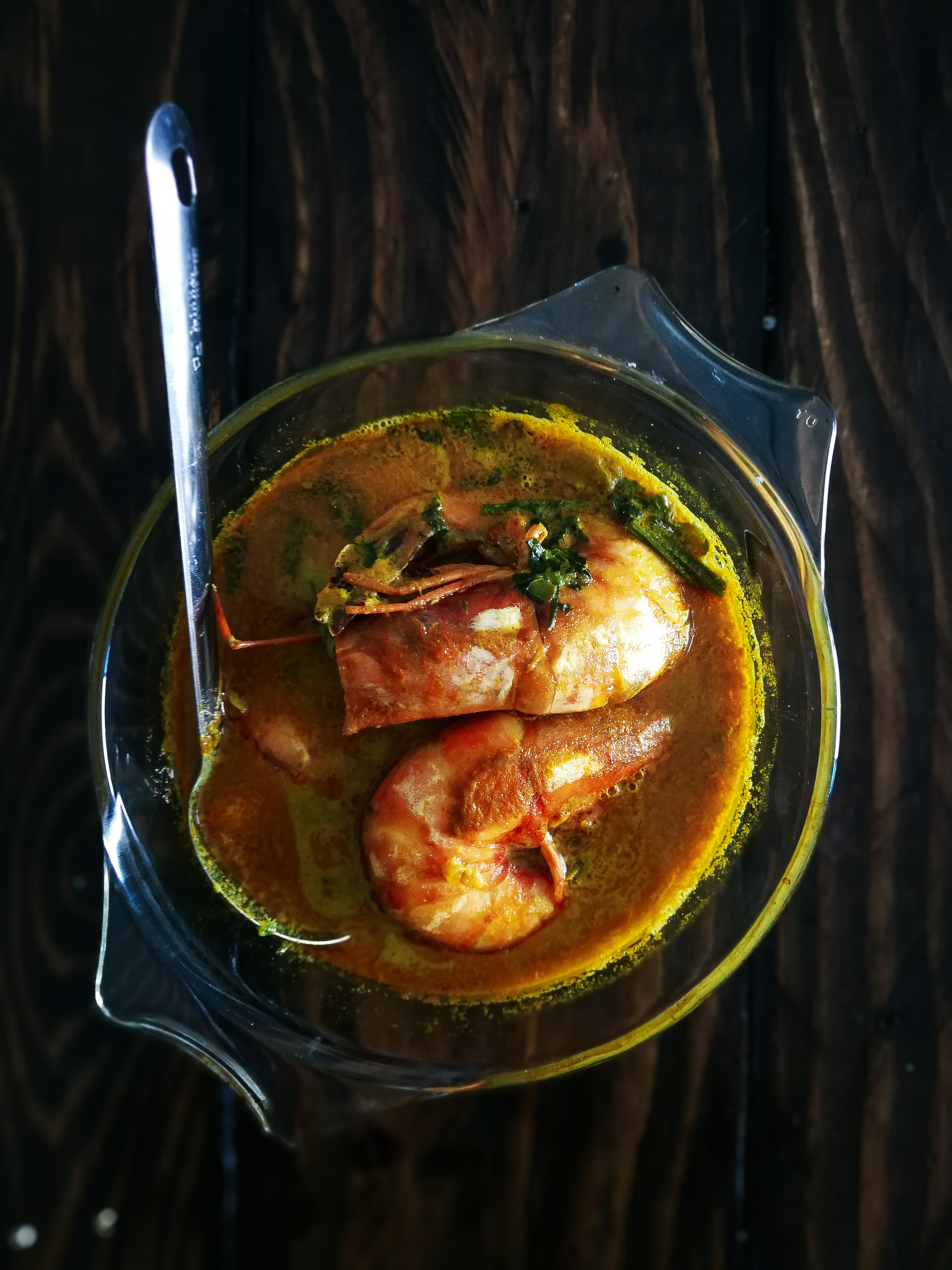 Fiery Jamaican Coconut Curry Shrimp with Mango and Lime