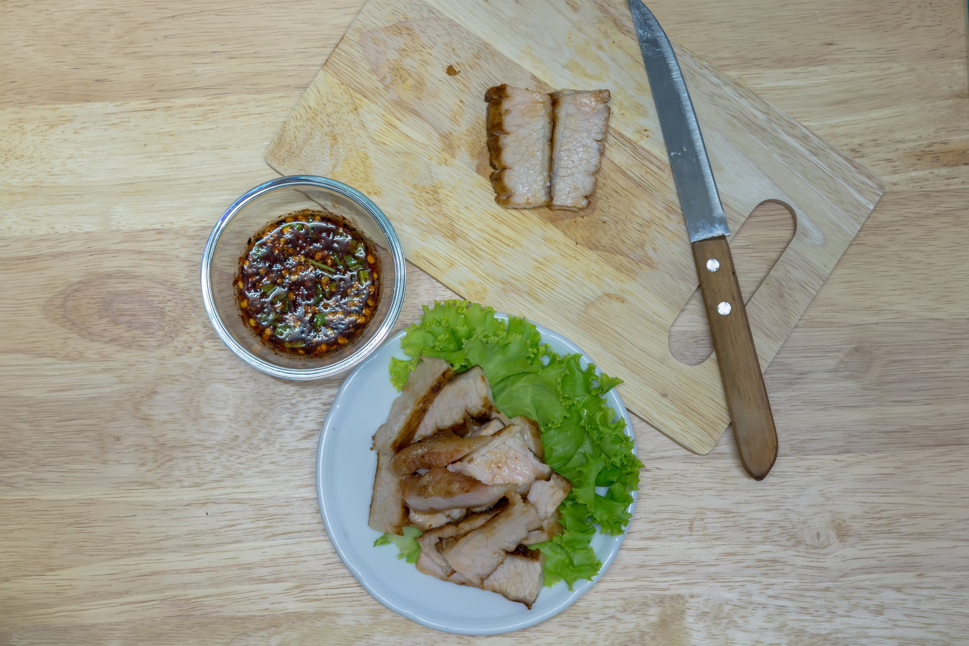 Filipino Lechon Kawali with Vinegar Dipping Sauce