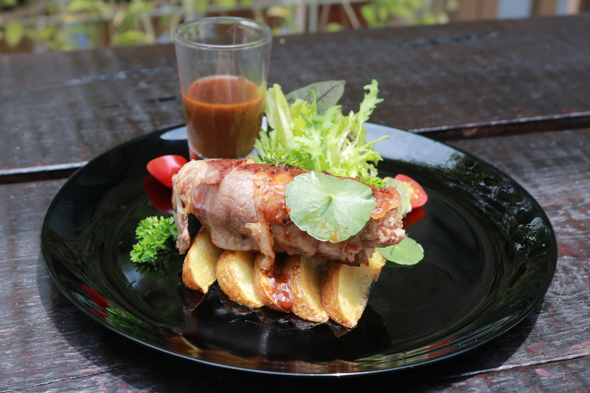 Filipino Tocino Glazed Spareribs with Pineapple Relish