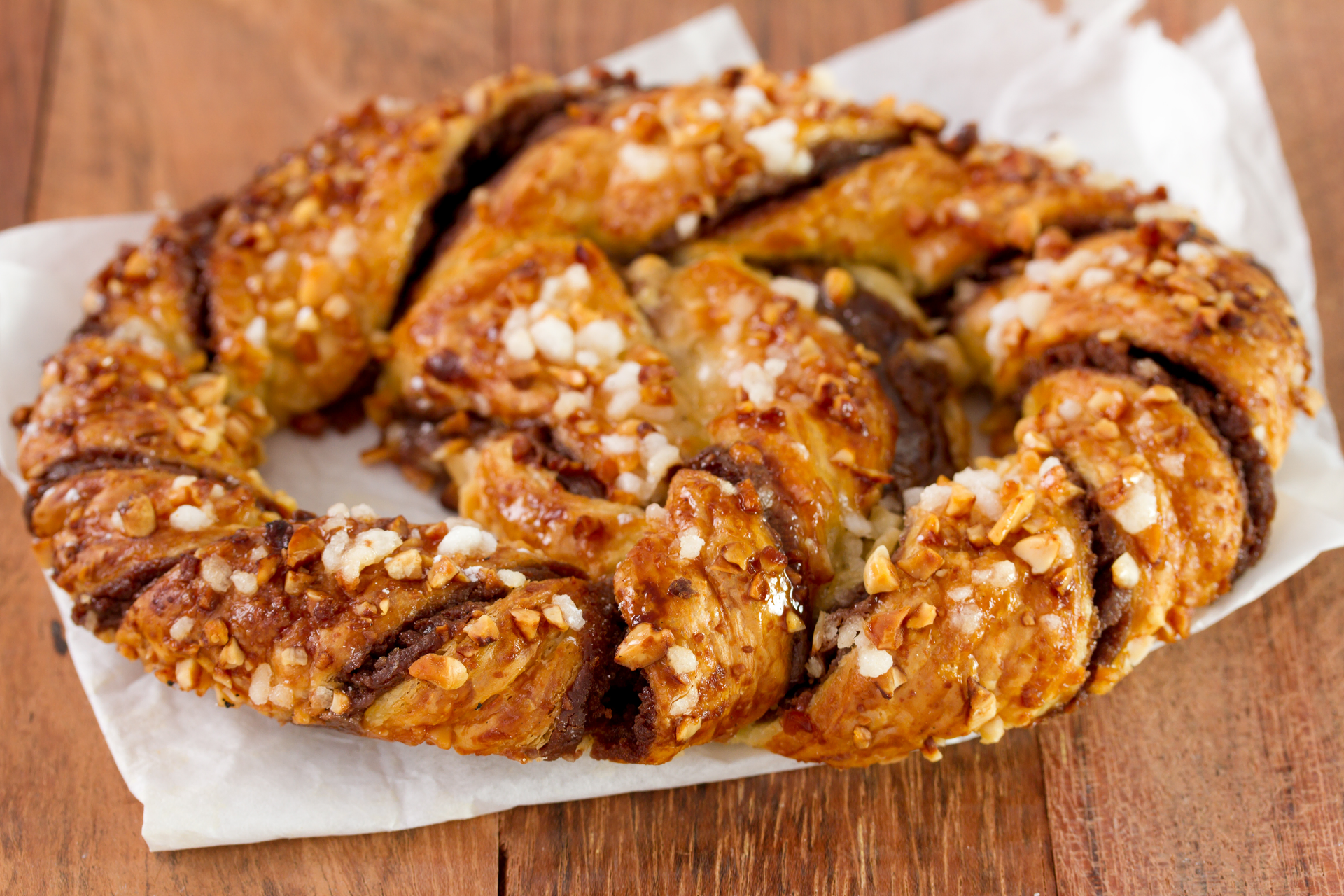 Flaky Danish Kringle with Almond Glaze