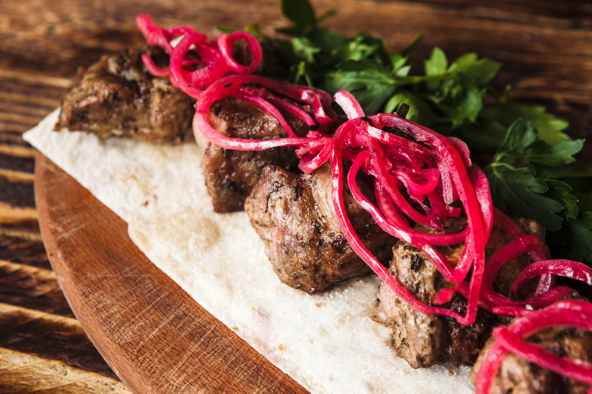 Flavorsome Kurdish Kebab with Sumac and Flatbread