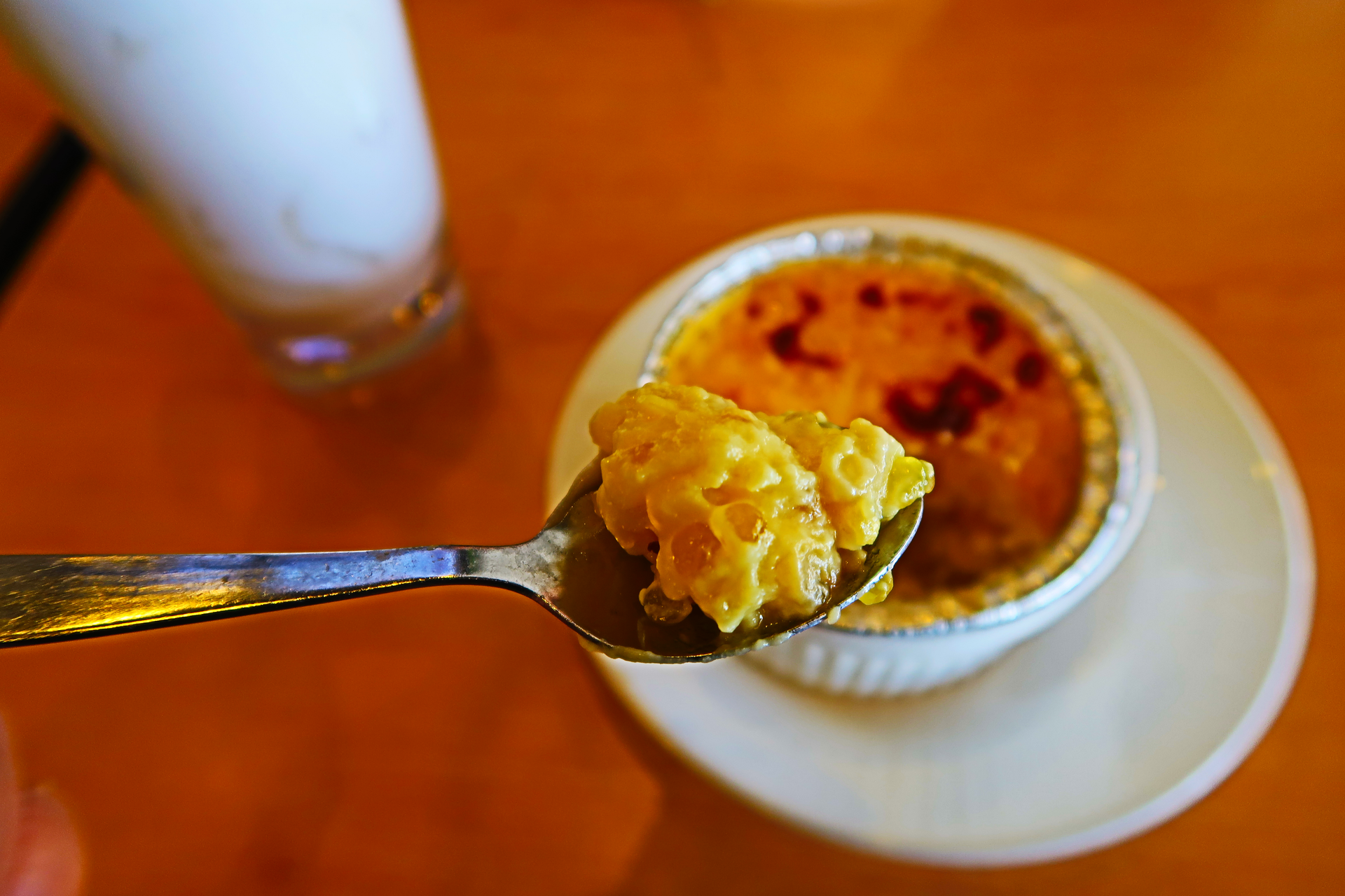 Fluffy Haitian Akasan Pudding with Warm Spices