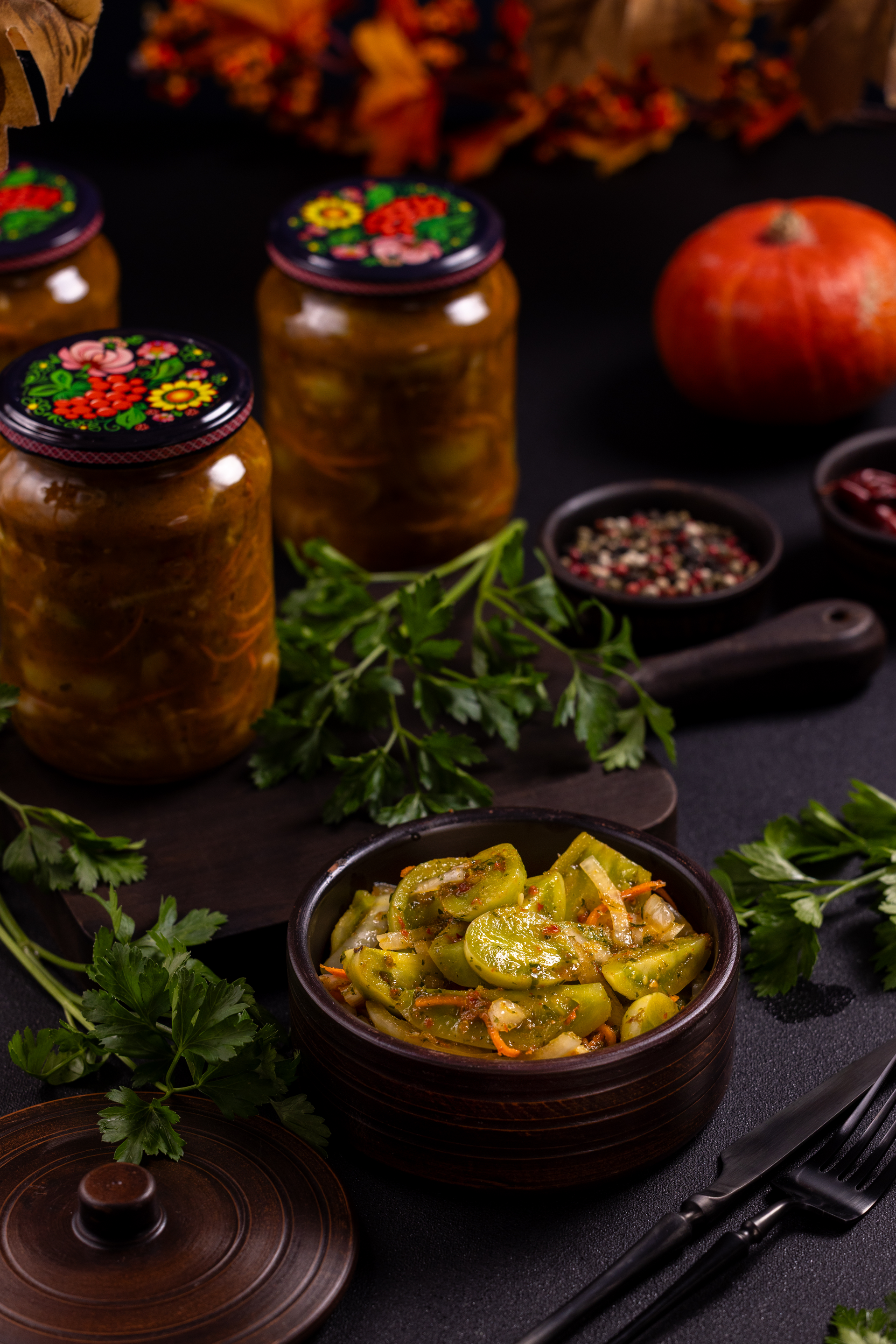 Fragrant Bangladeshi Hadi Bhuna with Scallions and Spices