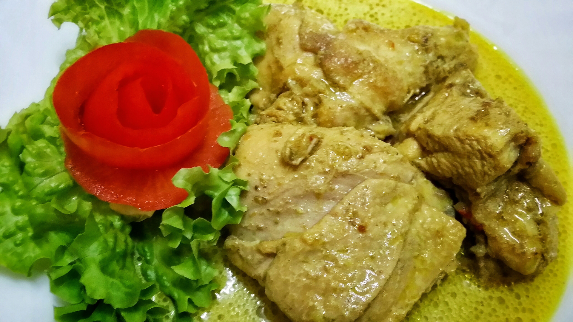 Fragrant Congolese Moambe Chicken with Palm Butter Sauce