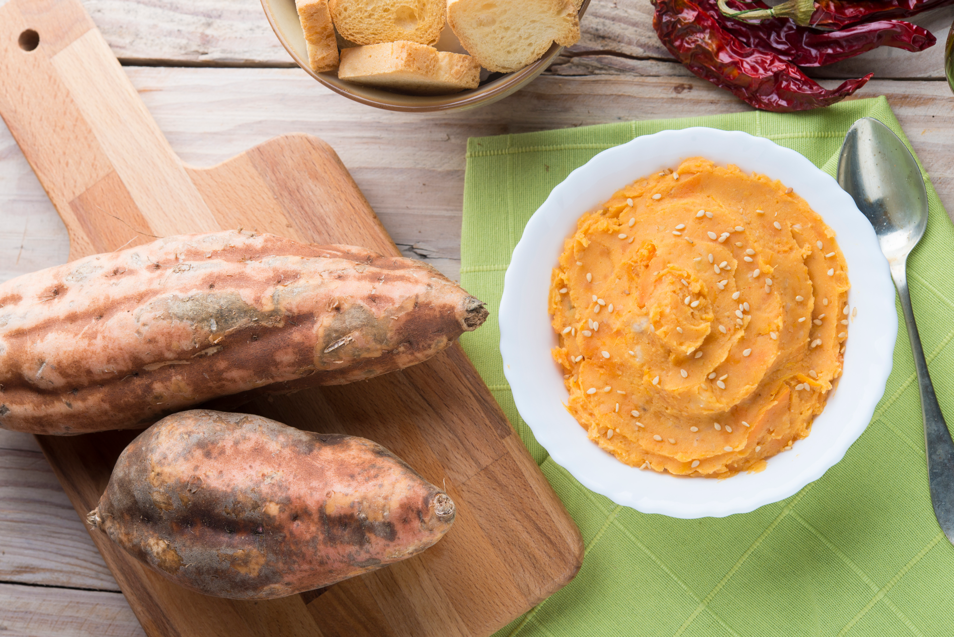 Fragrant Ethiopian Berbere-Spiced Sweet Potato Mash