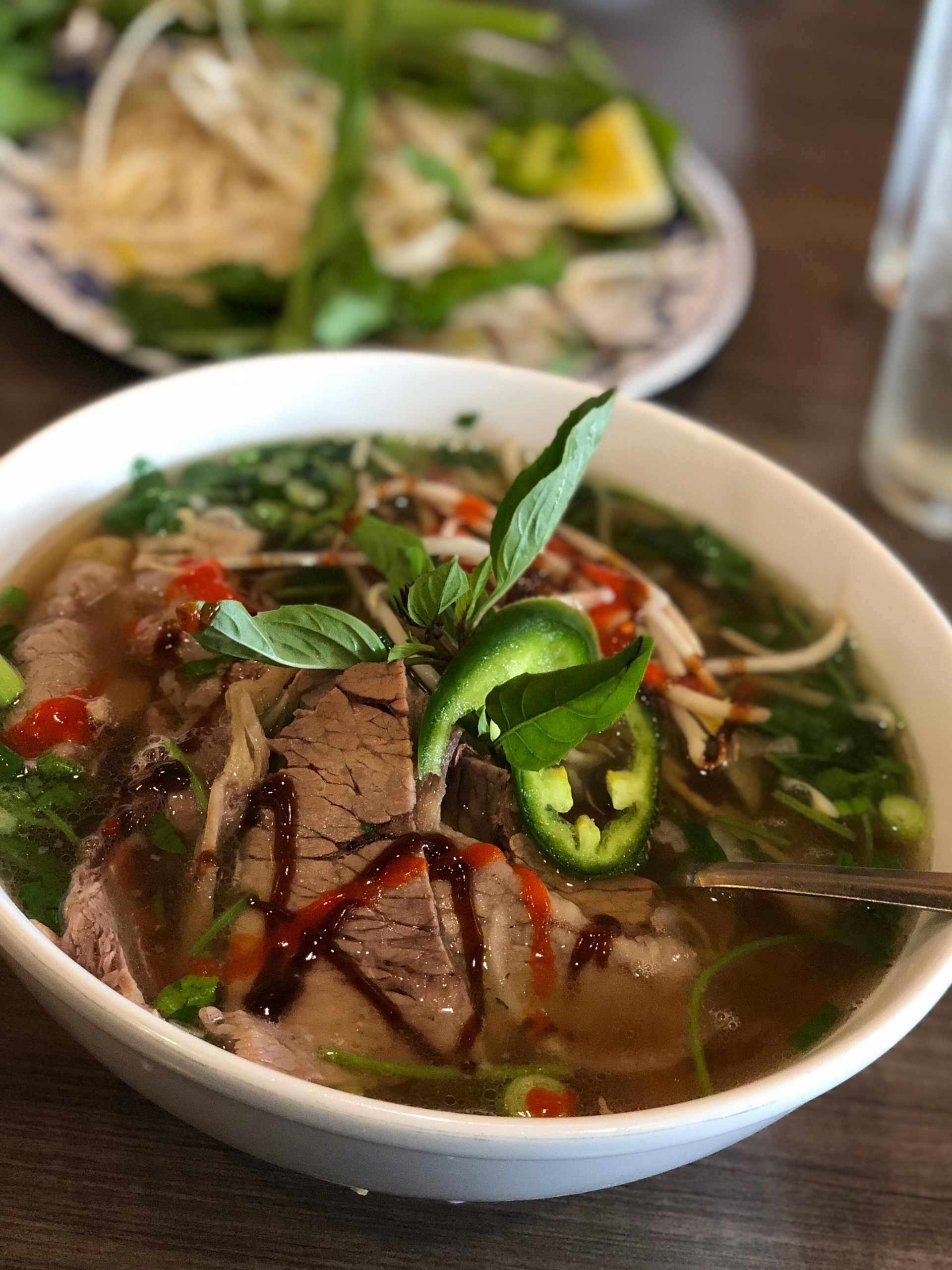 Fragrant Laotian Or Lam Soup with Bitter Herbs and Beef