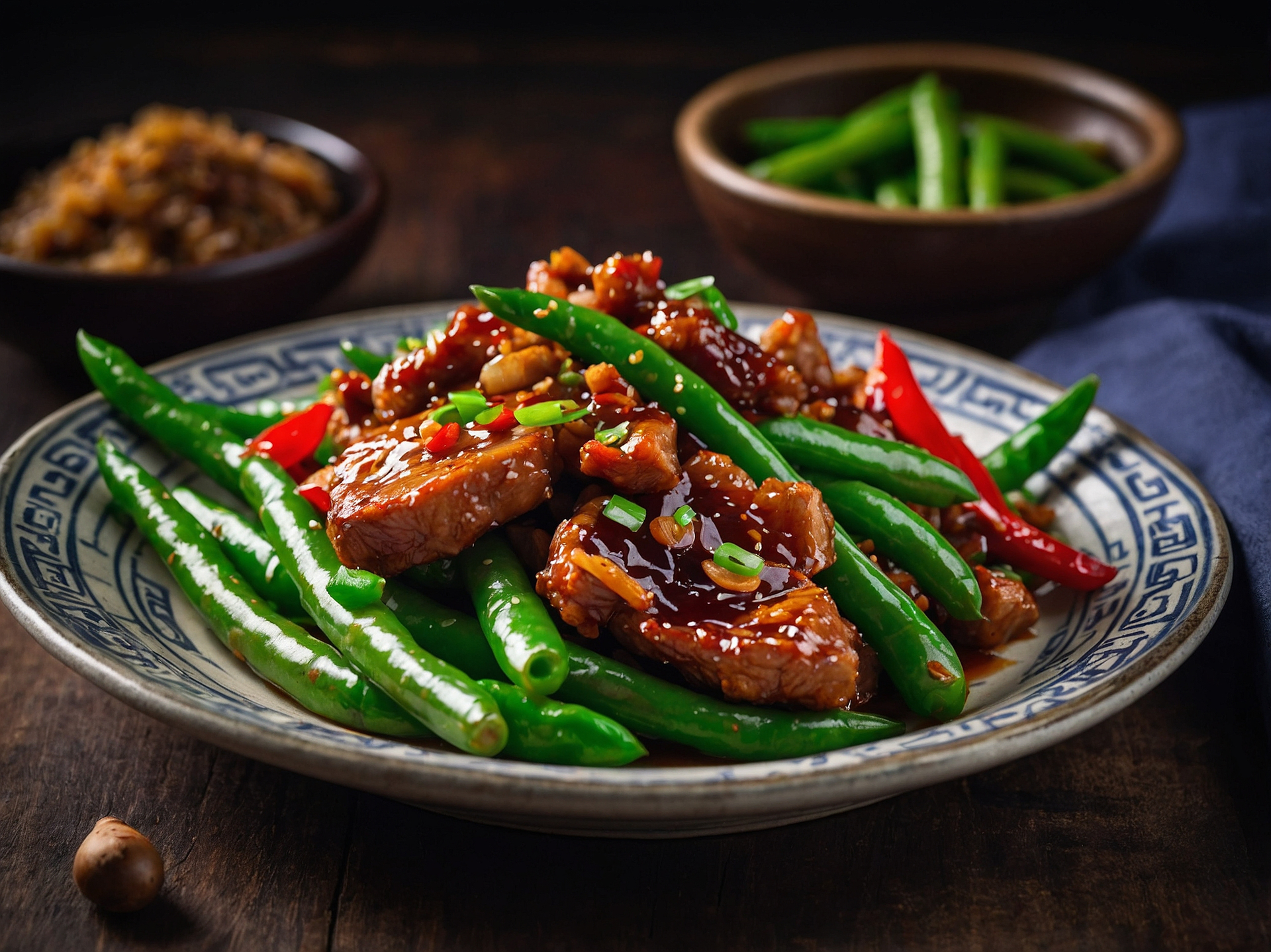 Fragrant Thai Basil Stir-Fried Duck with Red Chili