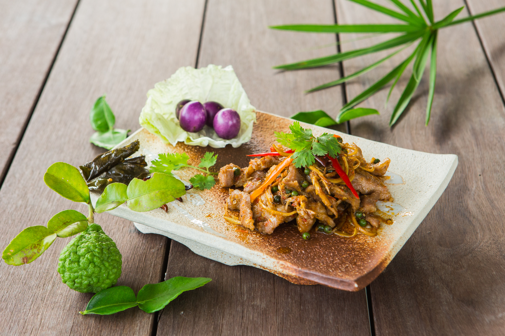 Fragrant Thai Waterfall Pork with Lime and Mint Marinade