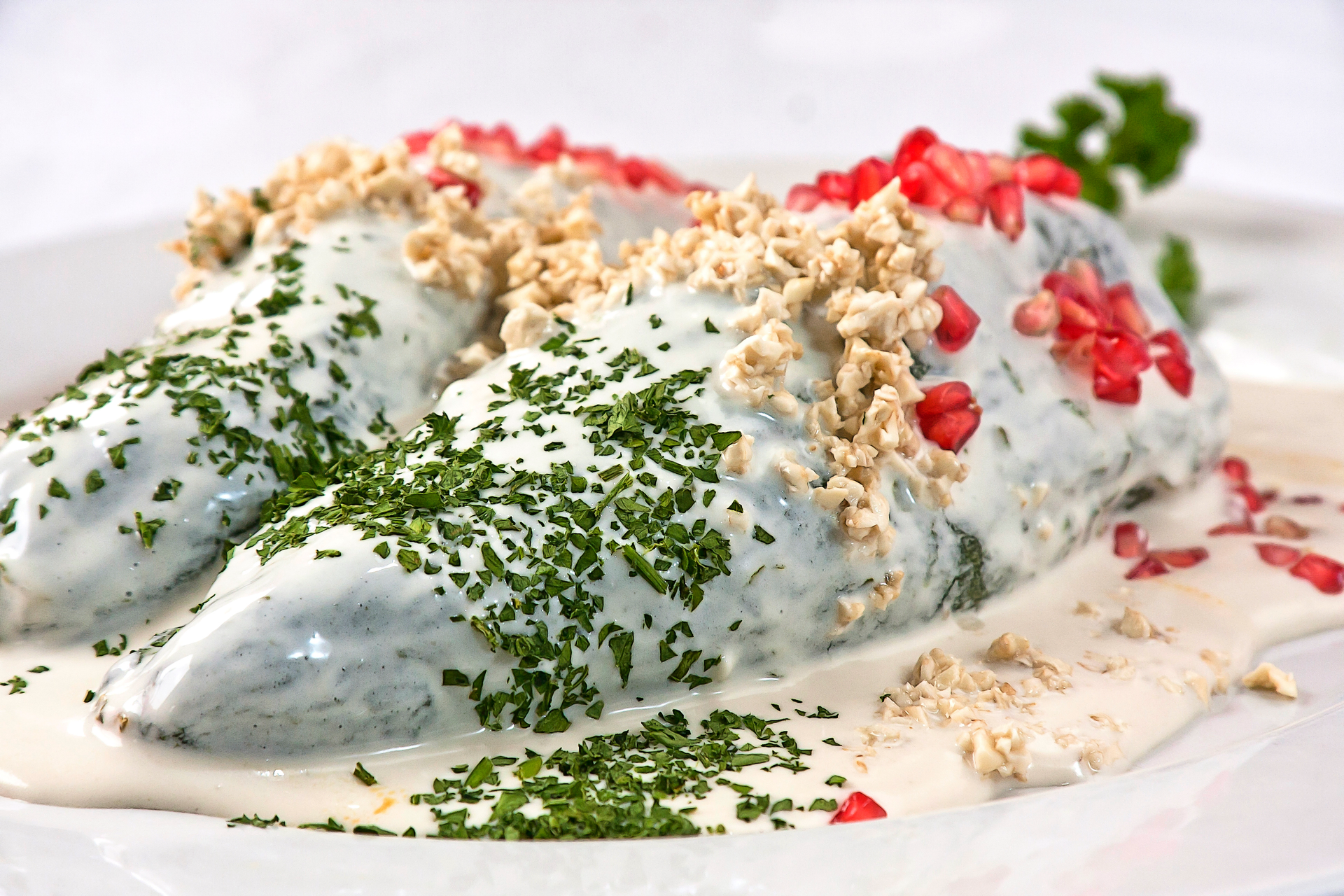 Fragrant Tunisian Lablabi with Coriander Yogurt Drizzle