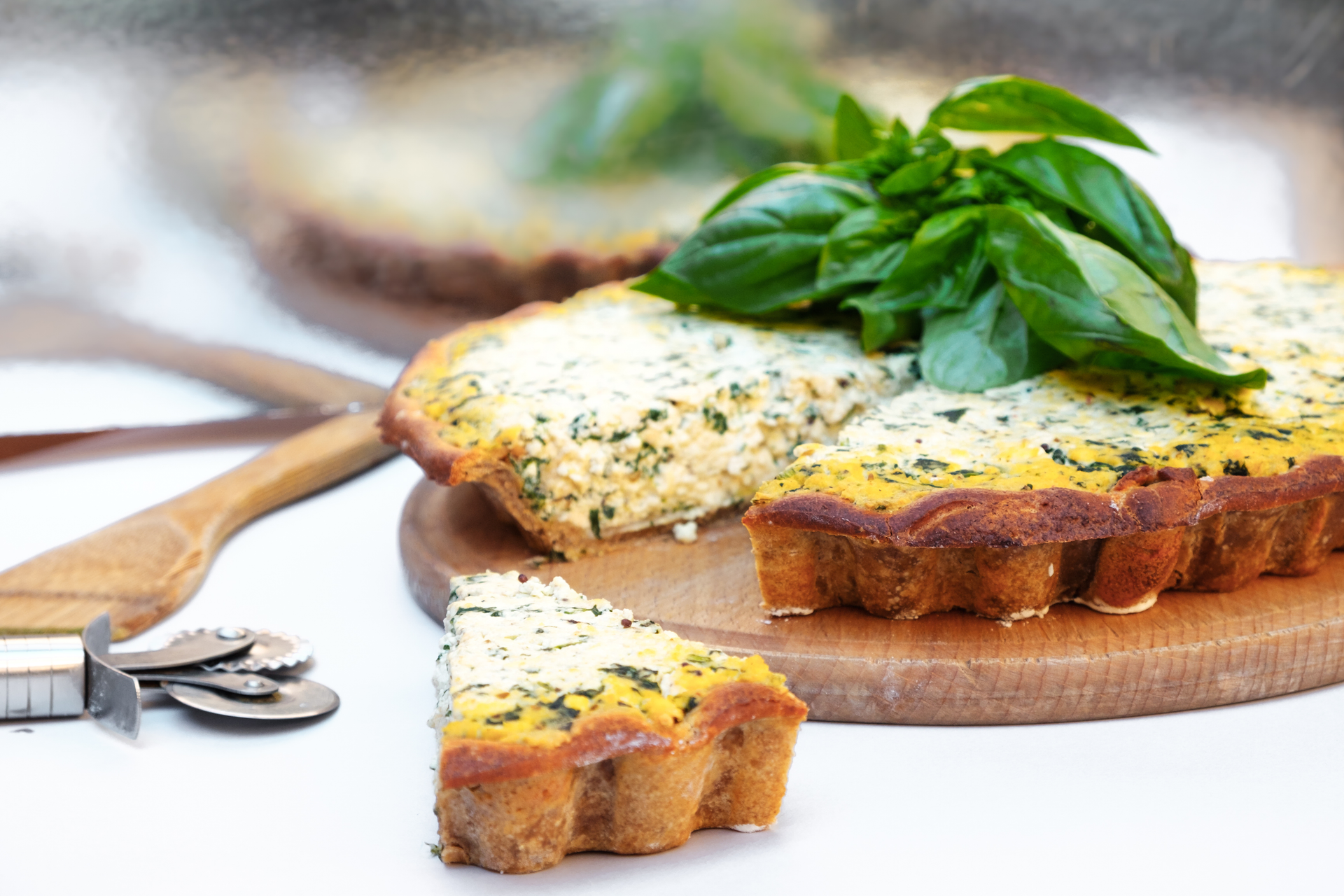 French Caramelized Onion and Gruyère Tart with Thyme