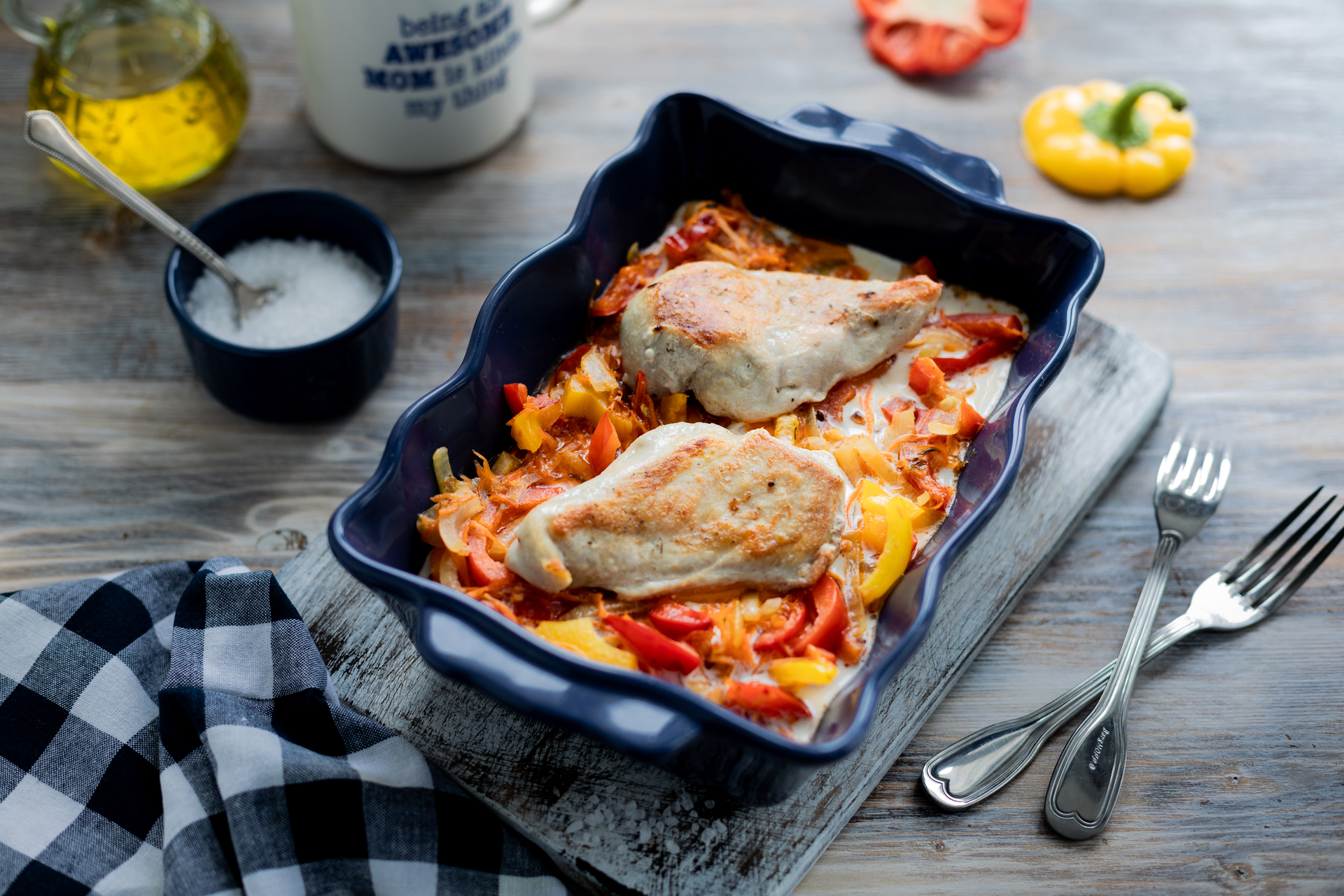 French Poulet Basquaise